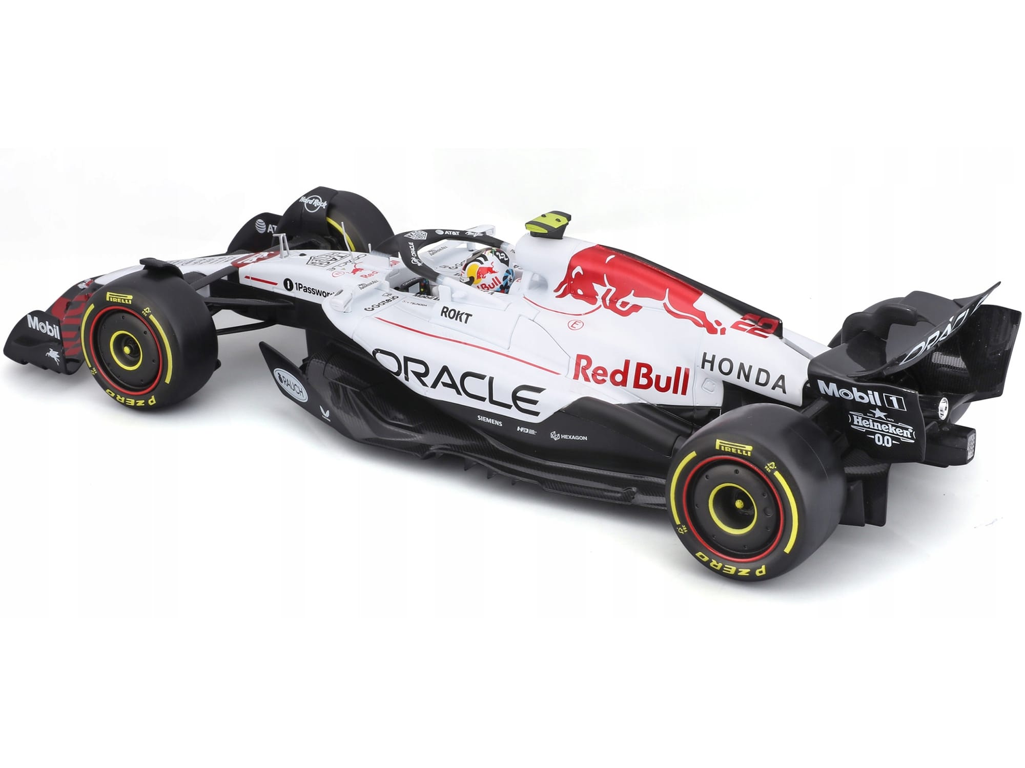 Red Bull Racing RB21 #22 Yuki Tsunoda "Oracle" Formula One F1 "Japanese GP" (2025) "Race" Series 1/18 Diecast Model Car by Bburago - Image 2