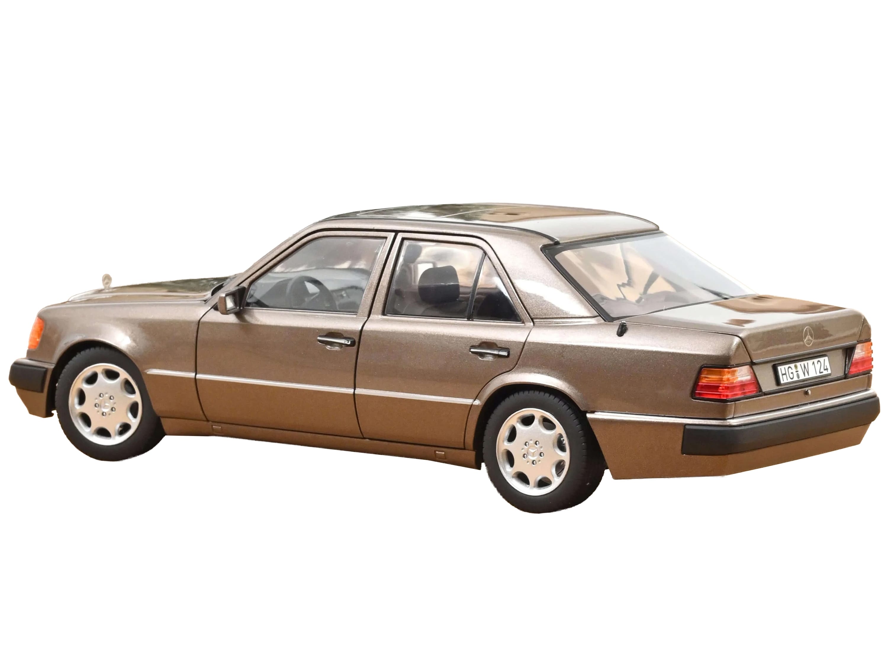 1990 Mercedes-Benz 500 E Impala Brown Metallic 1/18 Diecast Model Car by Norev - Image 5
