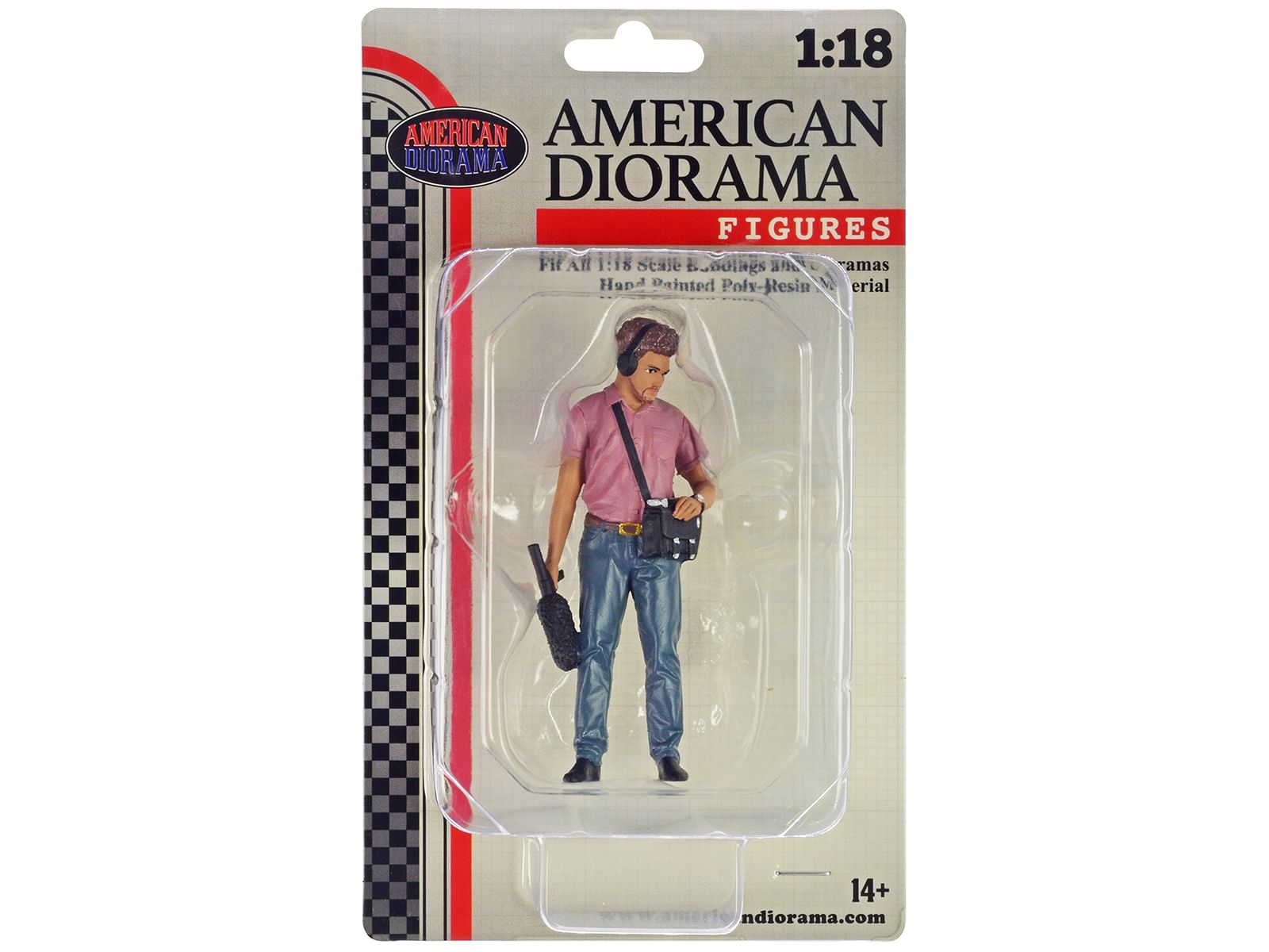 “On-Air” Figure 4 for 1/18 Scale Models by American Diorama