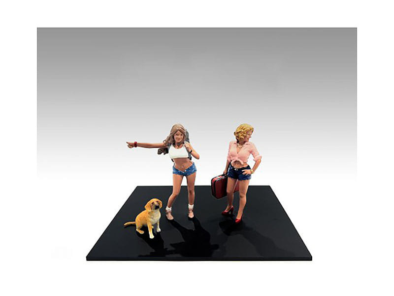 "Figure18 Series 1" 9 piece Figure Set for 1/18 Scale Models by American Diorama - Image 2
