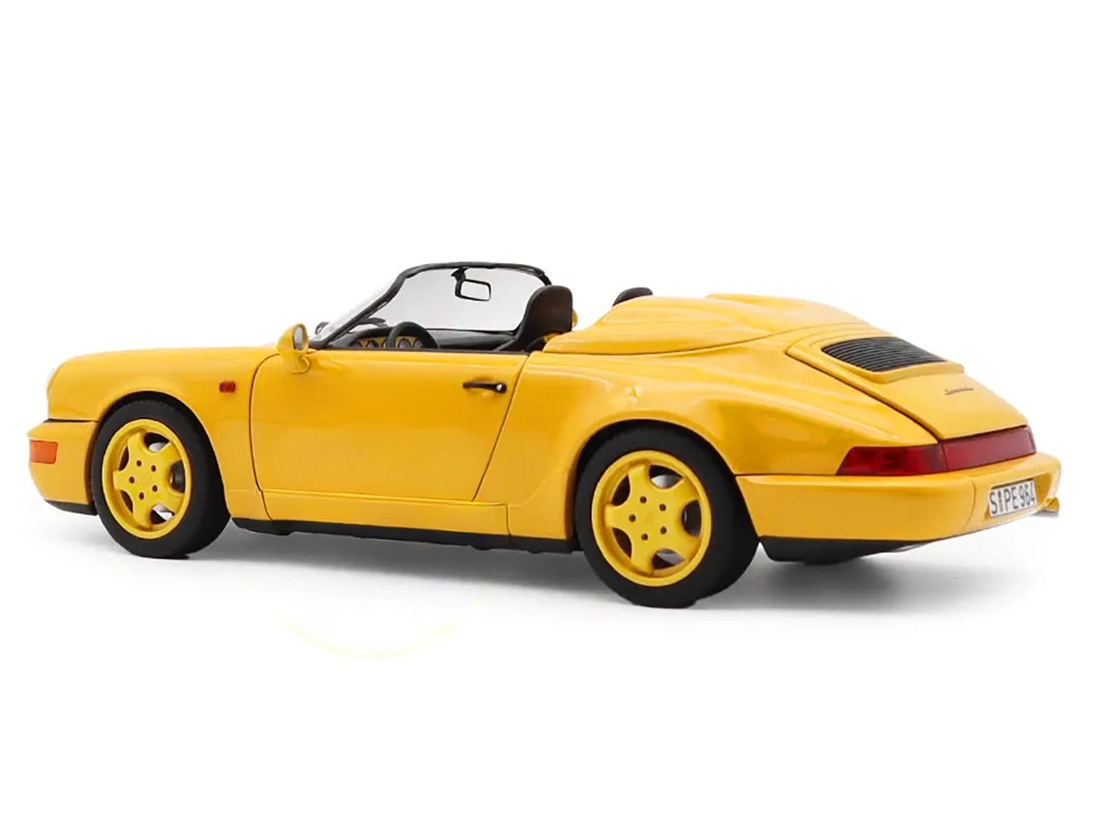 Porsche 911 Speedster Speed Yellow 1/18 Diecast Model Car by Norev - Image 3