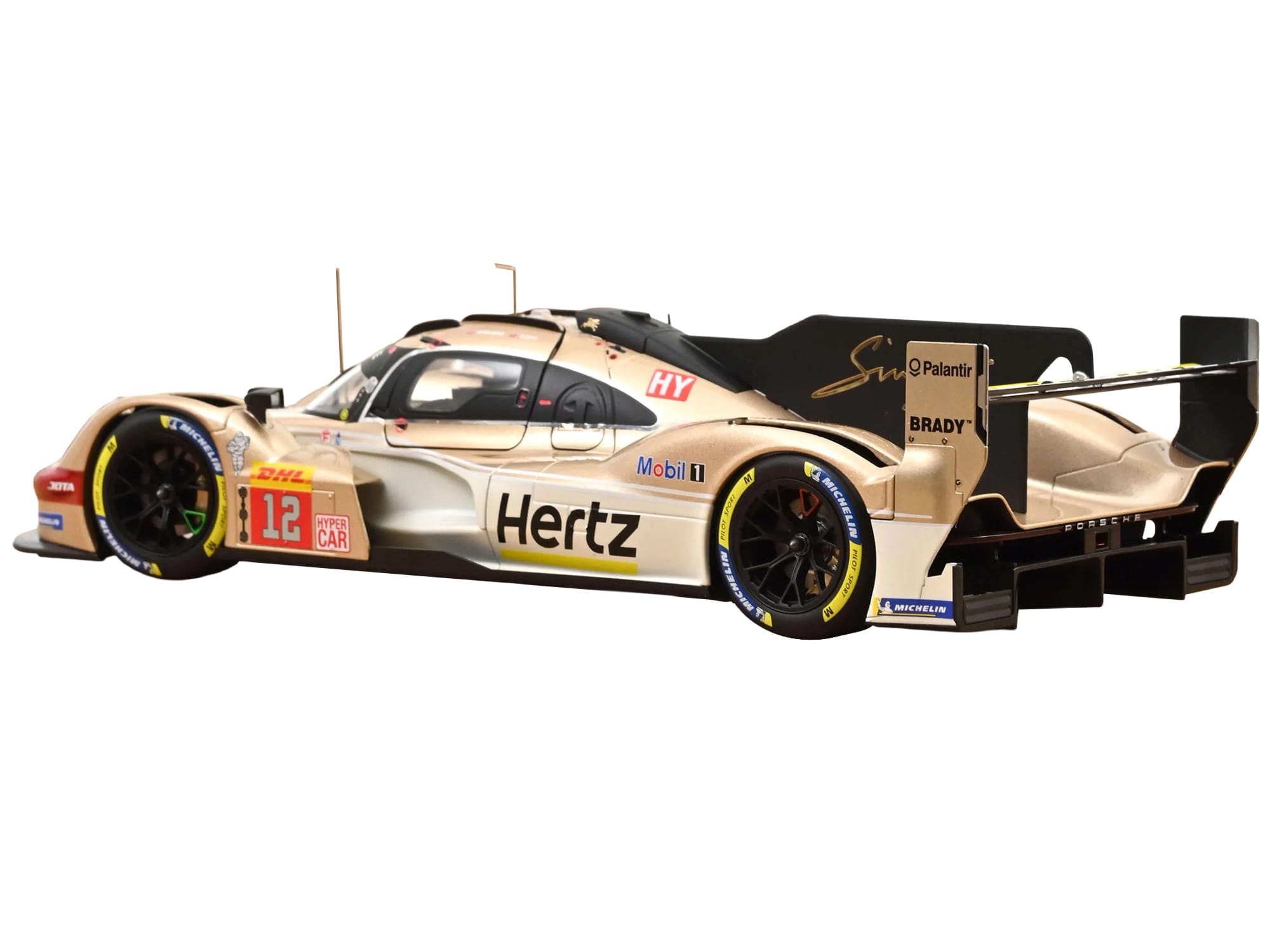 Porsche 963 #12 Callum Ilott - Will Stevens "Hertz Team Jota" Winner "6 Hours of Spa-Francorchamps" (2024) 1/18 Diecast Model Car by Norev - Image 3