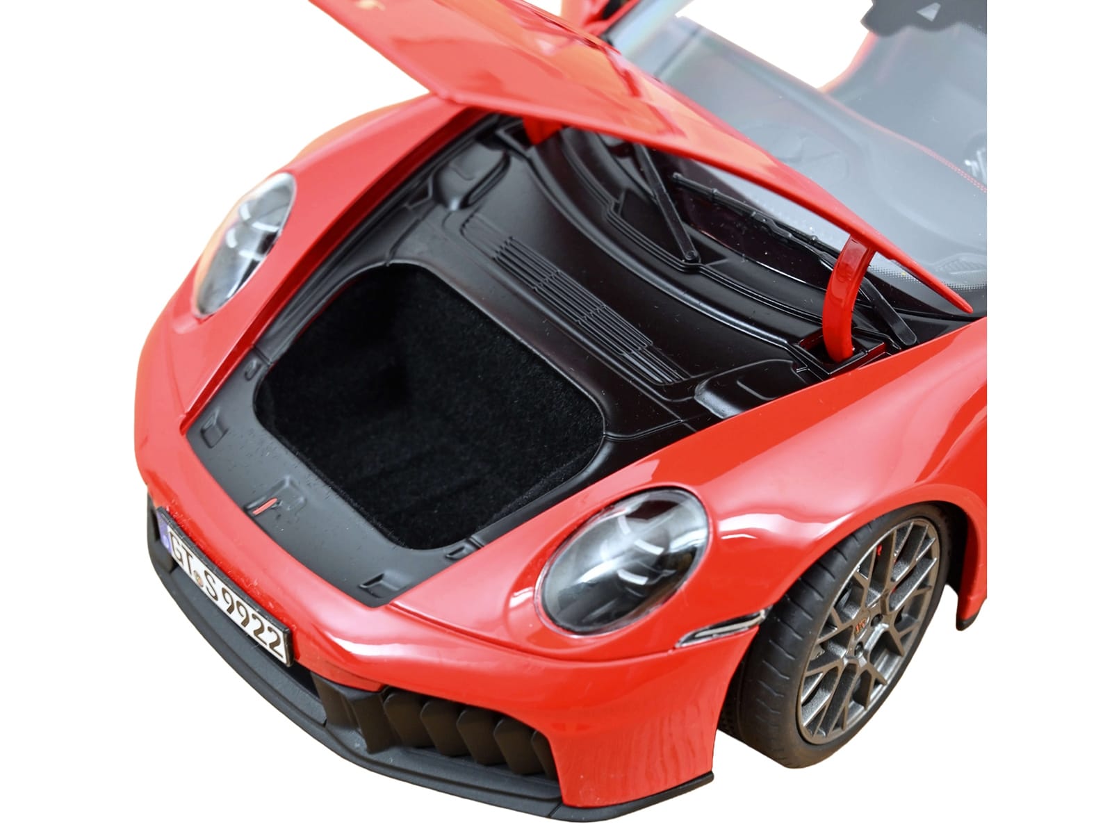 2024 Porsche 911 Carrera 4 GTS Guards Red 1/18 Diecast Model Car by Norev - Image 3