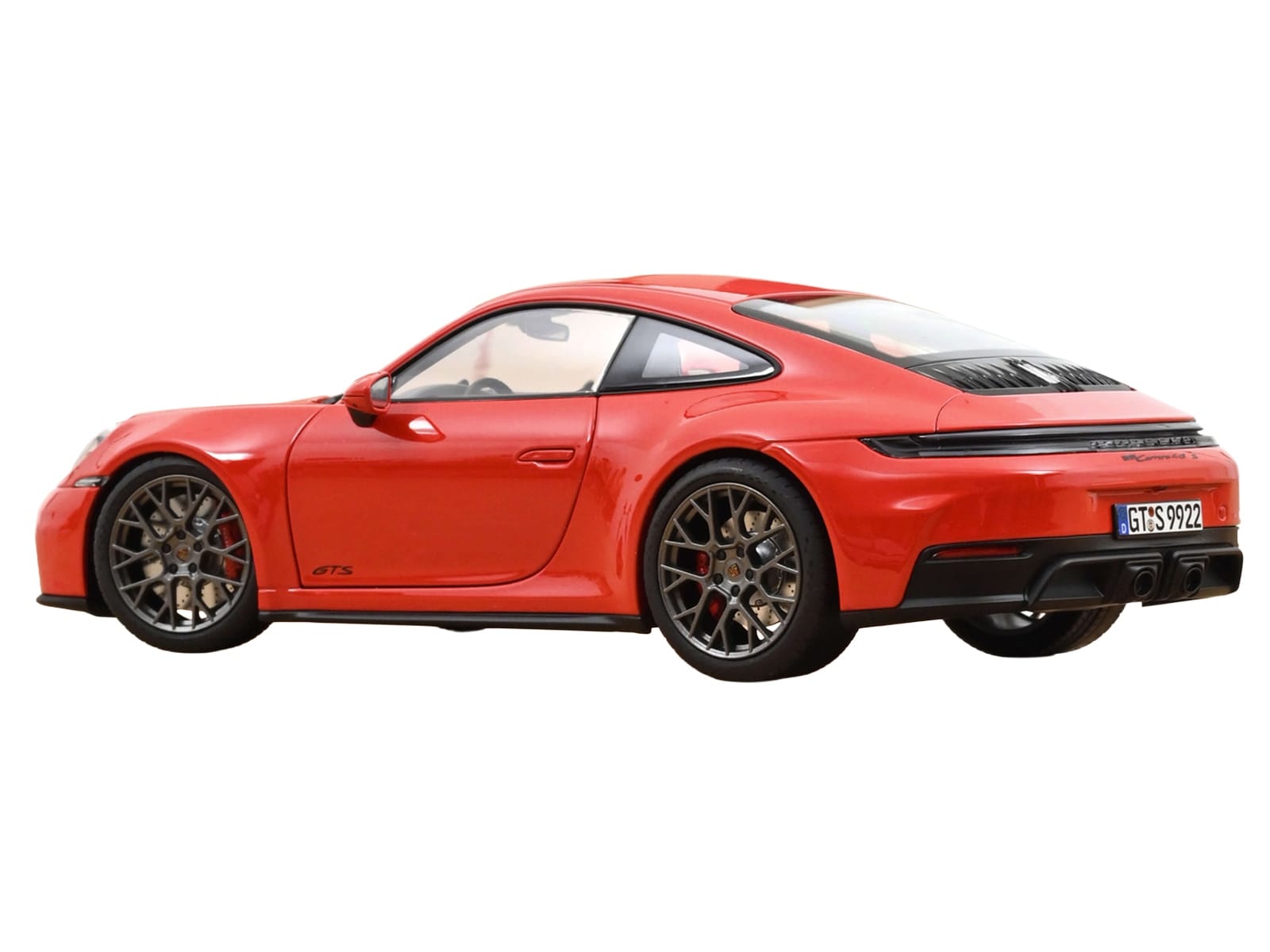 2024 Porsche 911 Carrera 4 GTS Guards Red 1/18 Diecast Model Car by Norev - Image 4