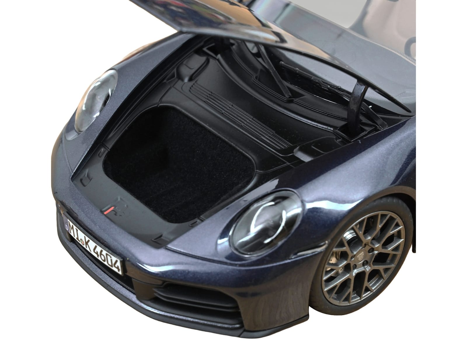 2024 Porsche 911 Carrera S Cabriolet Yachting Blue Metallic 1/18 Diecast Model Car by Norev - Image 3