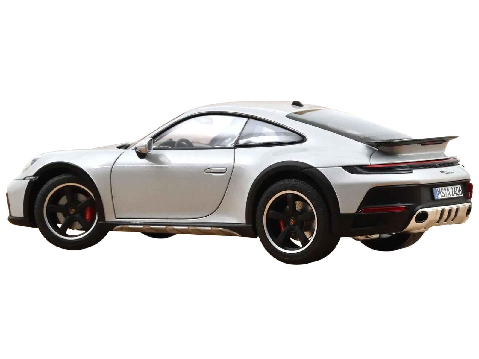 2023 Porsche 911 Dakar Ice Gray Metallic 1/18 Diecast Model Car by Norev - Image 4