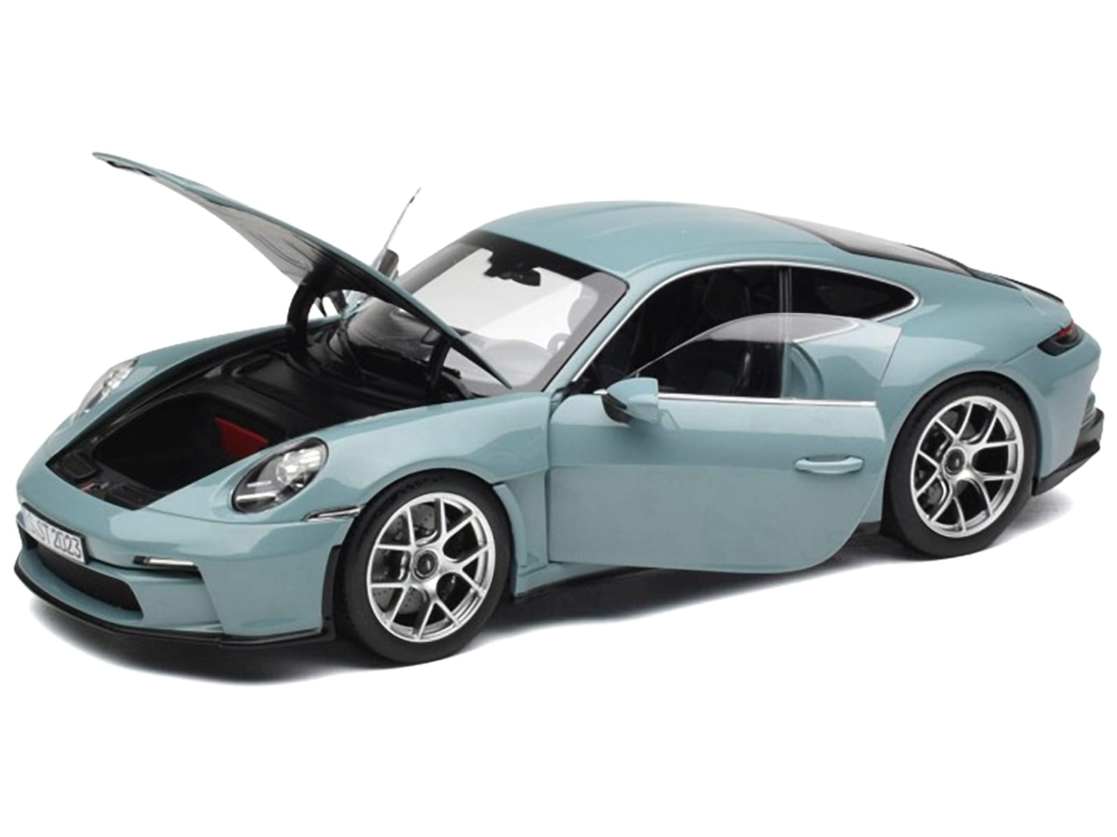 2023 Porsche 911 S/T Meissen Blue 1/18 Diecast Model Car by Norev - Image 2