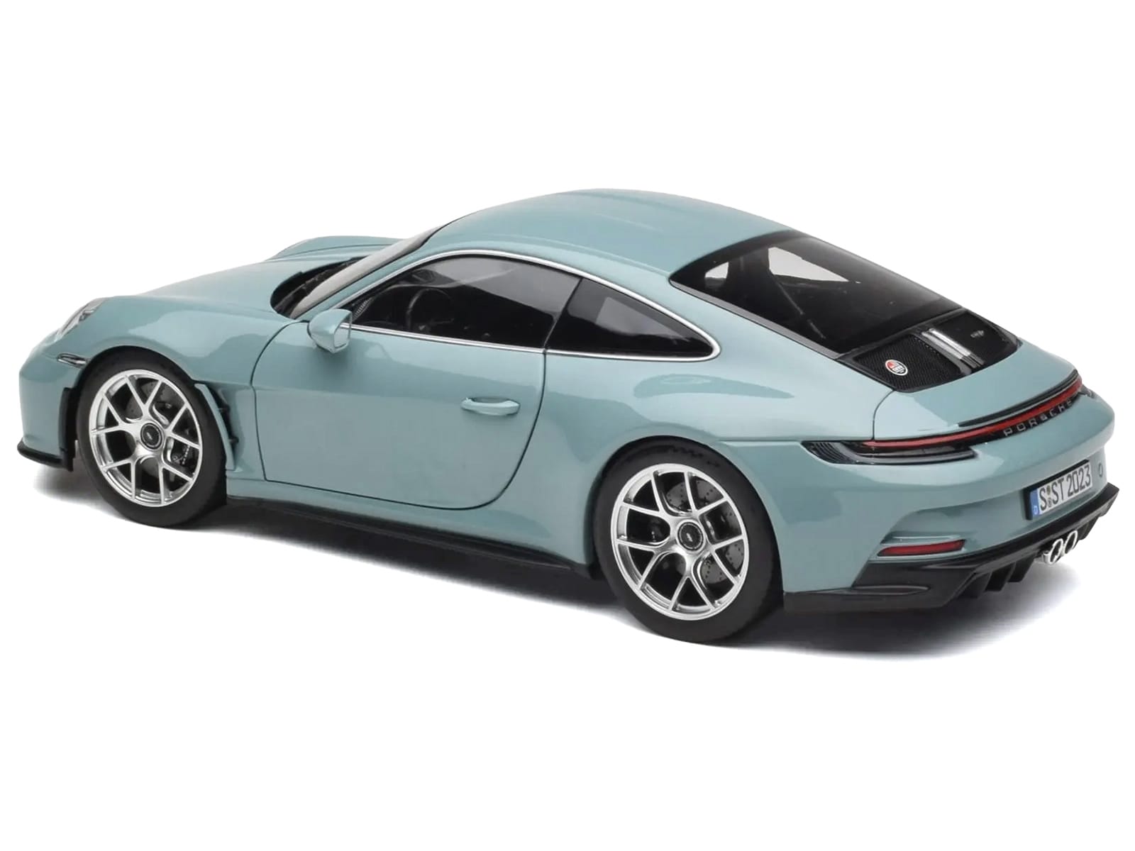 2023 Porsche 911 S/T Meissen Blue 1/18 Diecast Model Car by Norev - Image 5