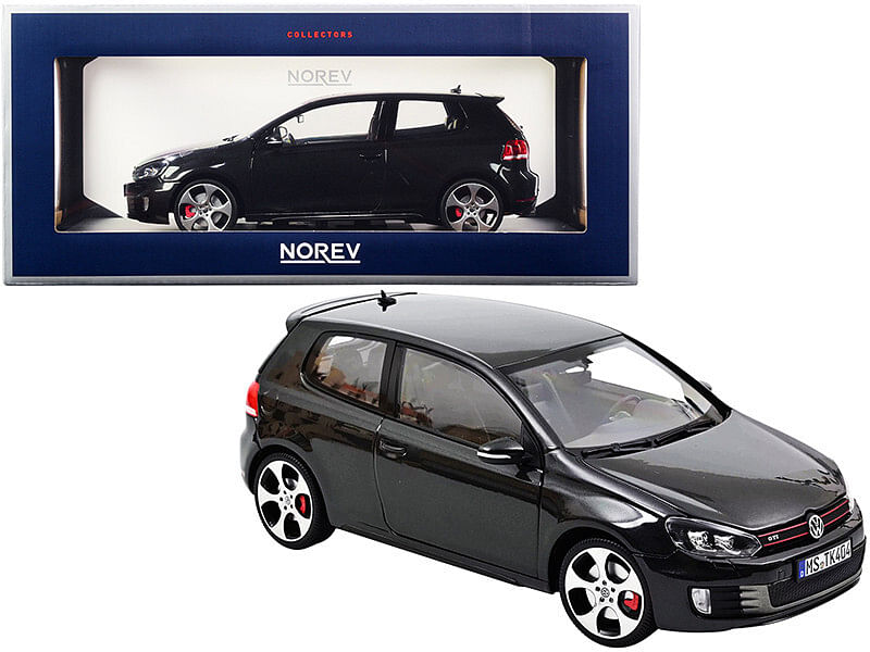 2009 Volkswagen Golf GTI Dark Gray Metallic 1/18 Diecast Model Car by Norev