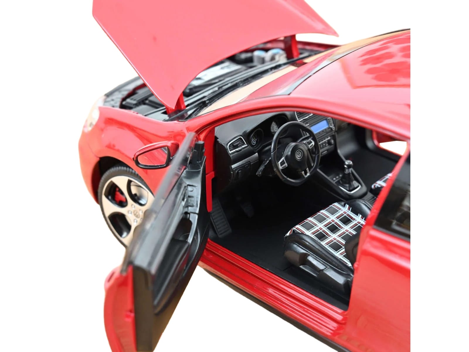 2009 Volkswagen Golf VI GTI Tornado Red 1/18 Diecast Model Car by Norev - Image 4