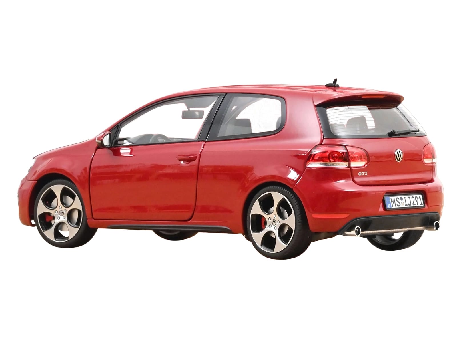 2009 Volkswagen Golf VI GTI Tornado Red 1/18 Diecast Model Car by Norev - Image 5