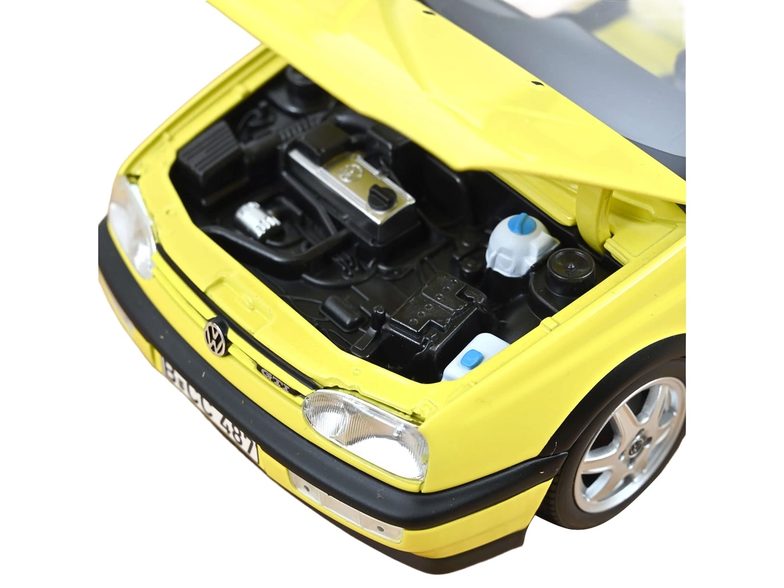 1994 Volkswagen Golf GTI Color Concept Yellow 1/18 Diecast Model Car by Norev - Image 3
