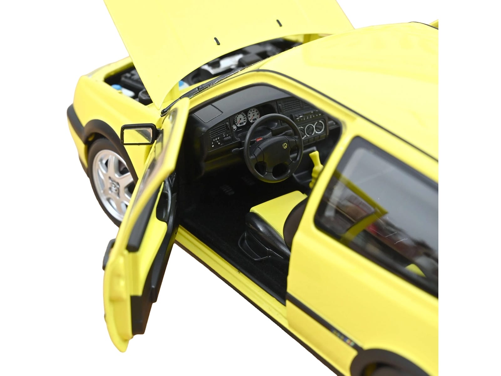 1994 Volkswagen Golf GTI Color Concept Yellow 1/18 Diecast Model Car by Norev - Image 4