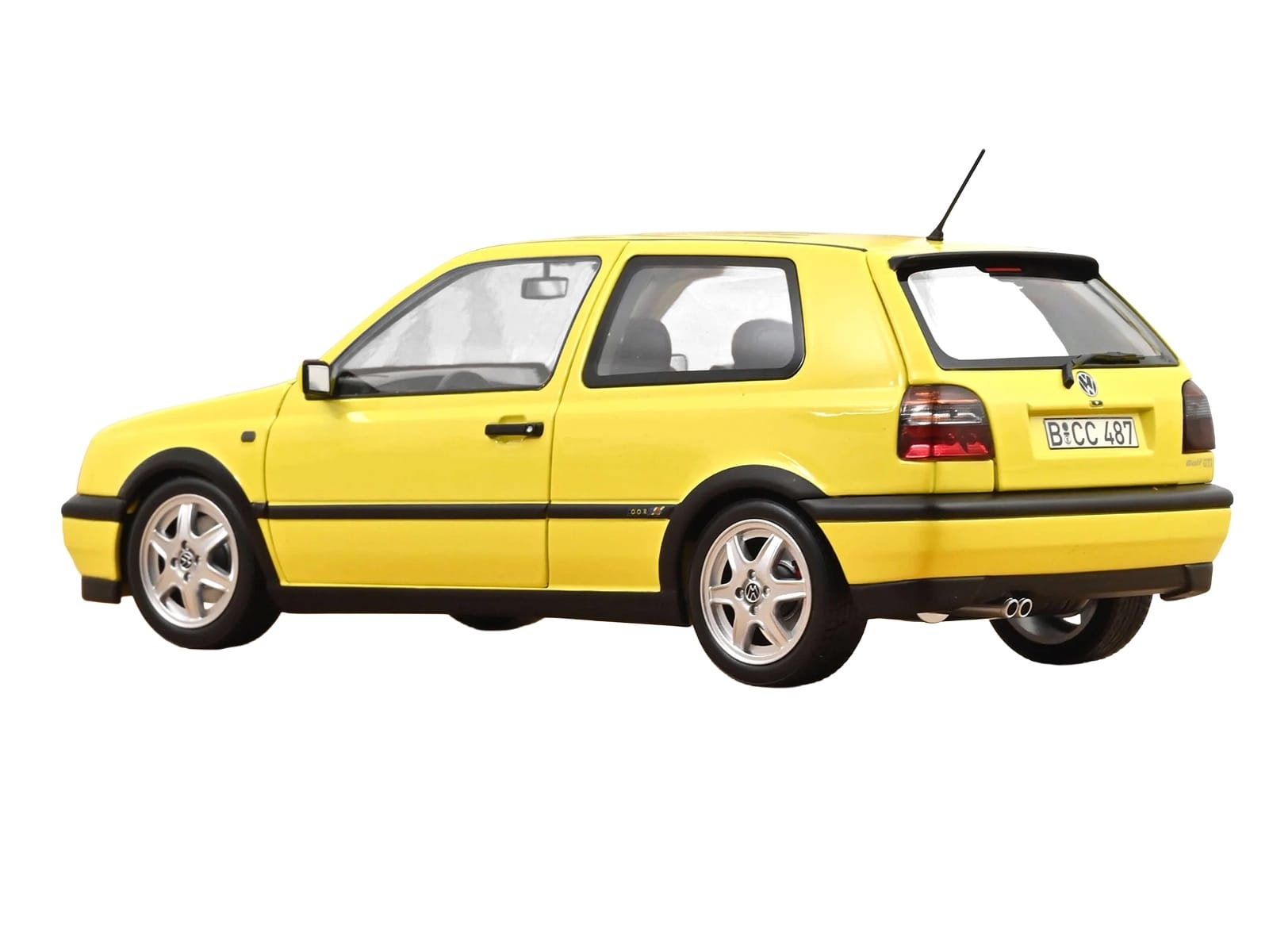 1994 Volkswagen Golf GTI Color Concept Yellow 1/18 Diecast Model Car by Norev - Image 5