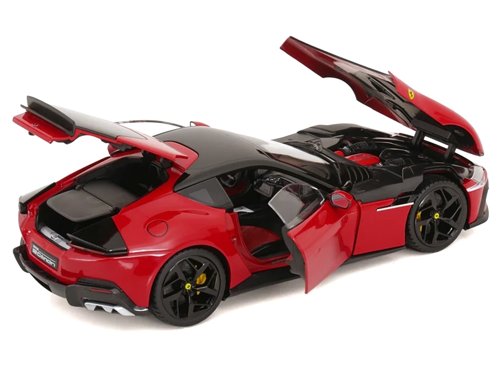 2024 Ferrari 12Cilindri Rosso Corsa Red with Black Top 1/18 Diecast Model Car by Polistil - Image 5