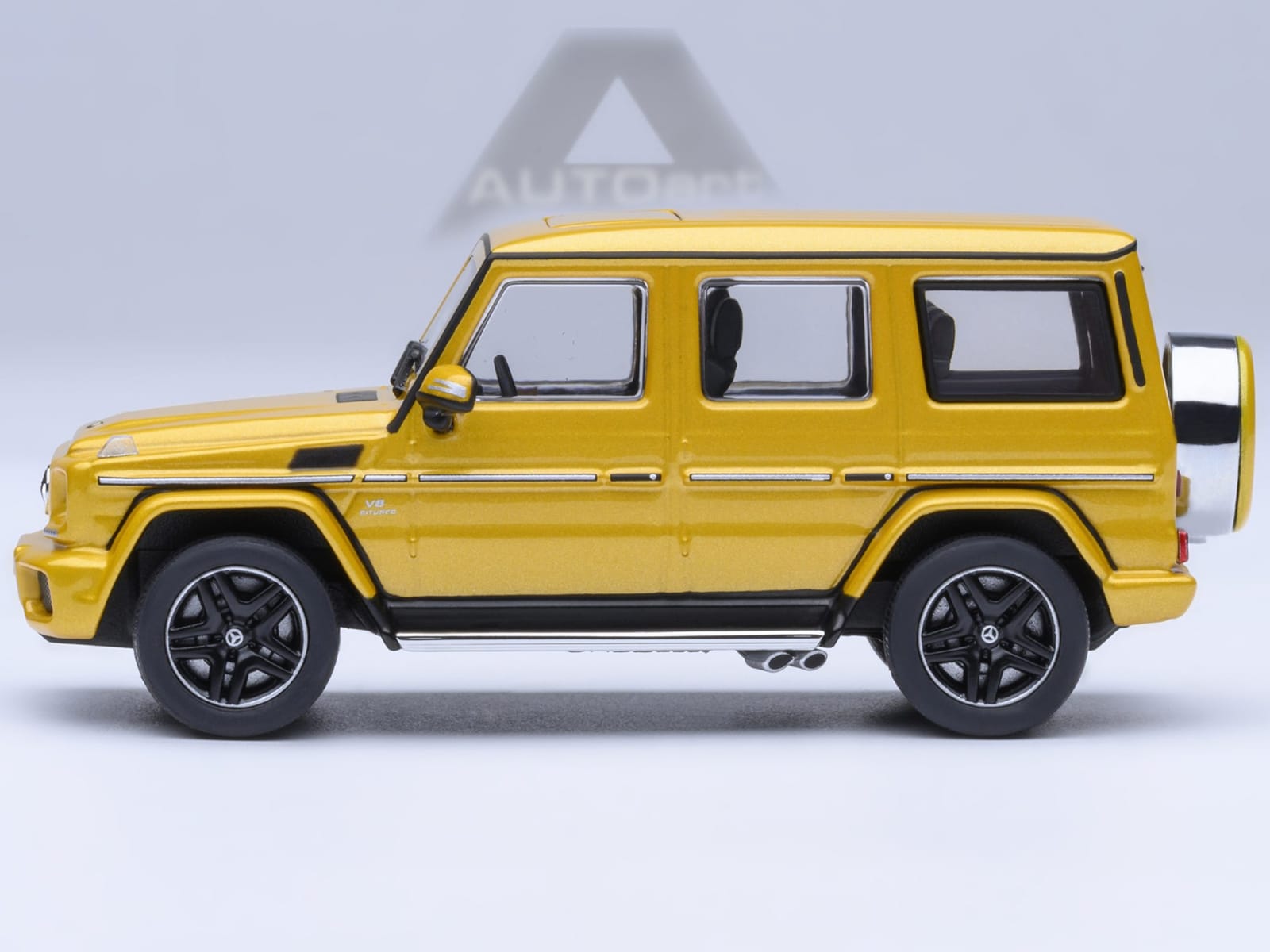 2017 Mercedes-Benz AMG G 63 Solar Beam Yellow 1/64 Model Car by Autoart - Image 2