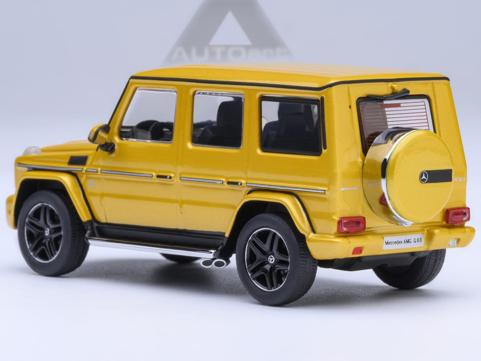 2017 Mercedes-Benz AMG G 63 Solar Beam Yellow 1/64 Model Car by Autoart - Image 3