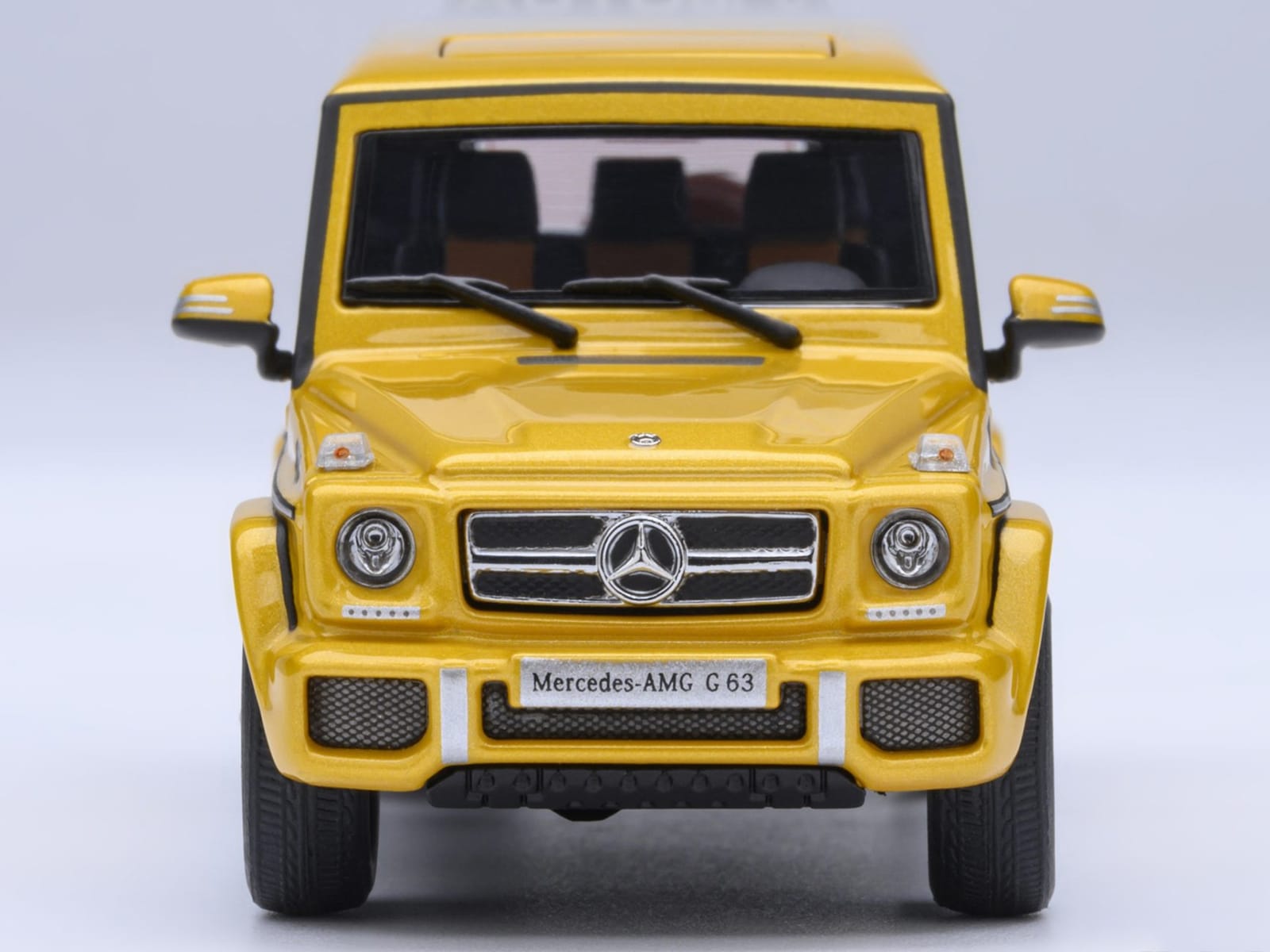 2017 Mercedes-Benz AMG G 63 Solar Beam Yellow 1/64 Model Car by Autoart - Image 4