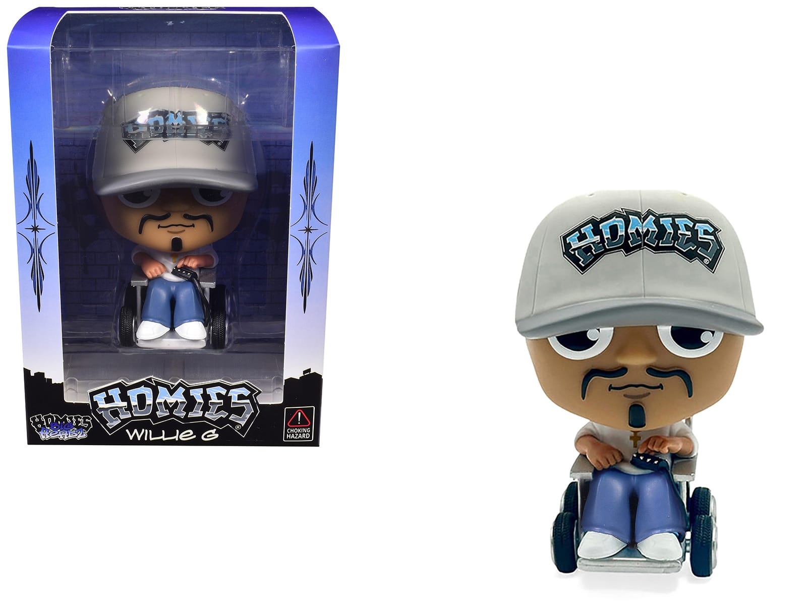 Willie G 4.5" Figure "Homies Big Headz" Series 5 Model by Homies