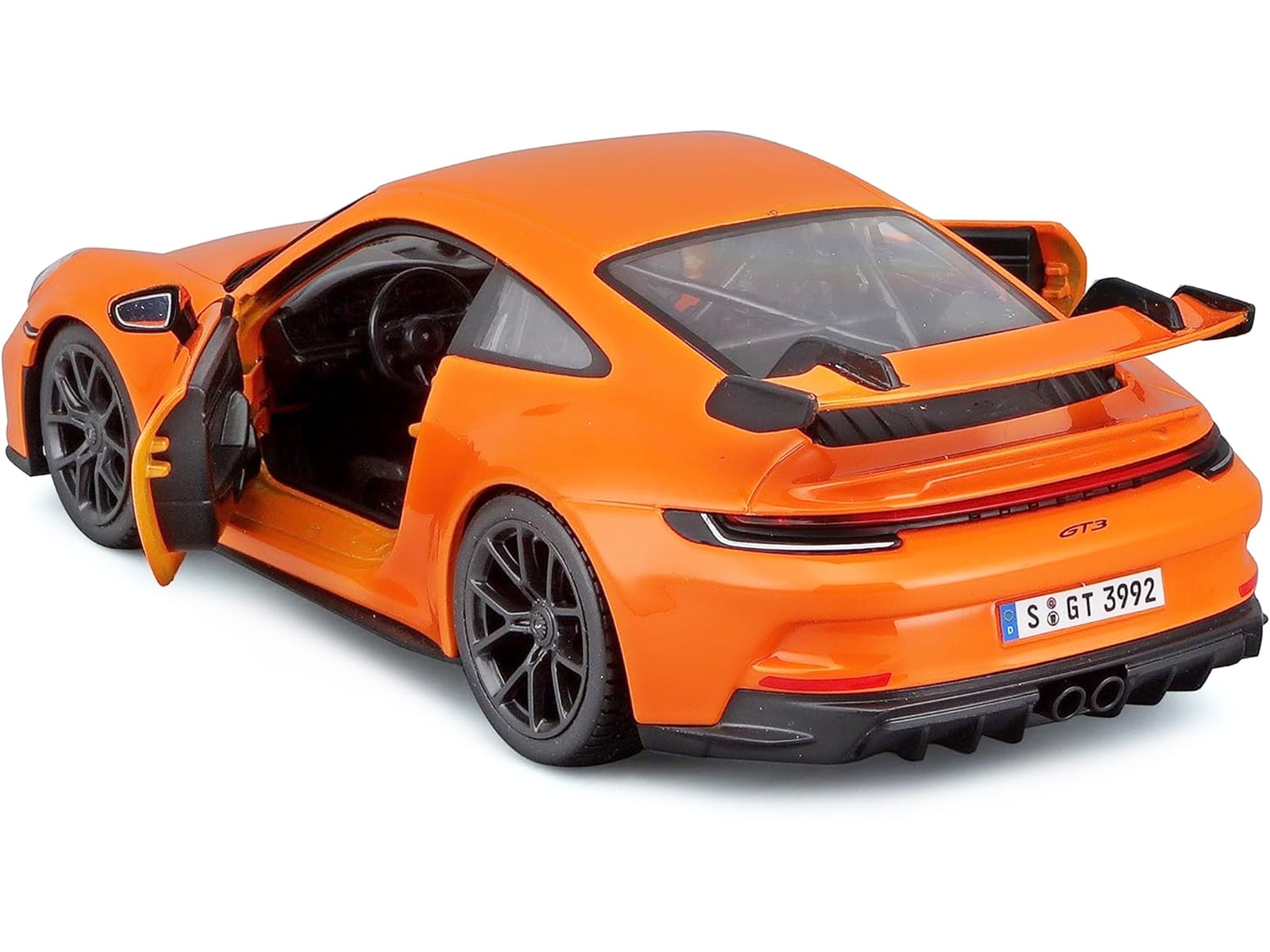 Porsche 911 GT3 Orange 1/24 Diecast Model Car by Bburago - Image 2