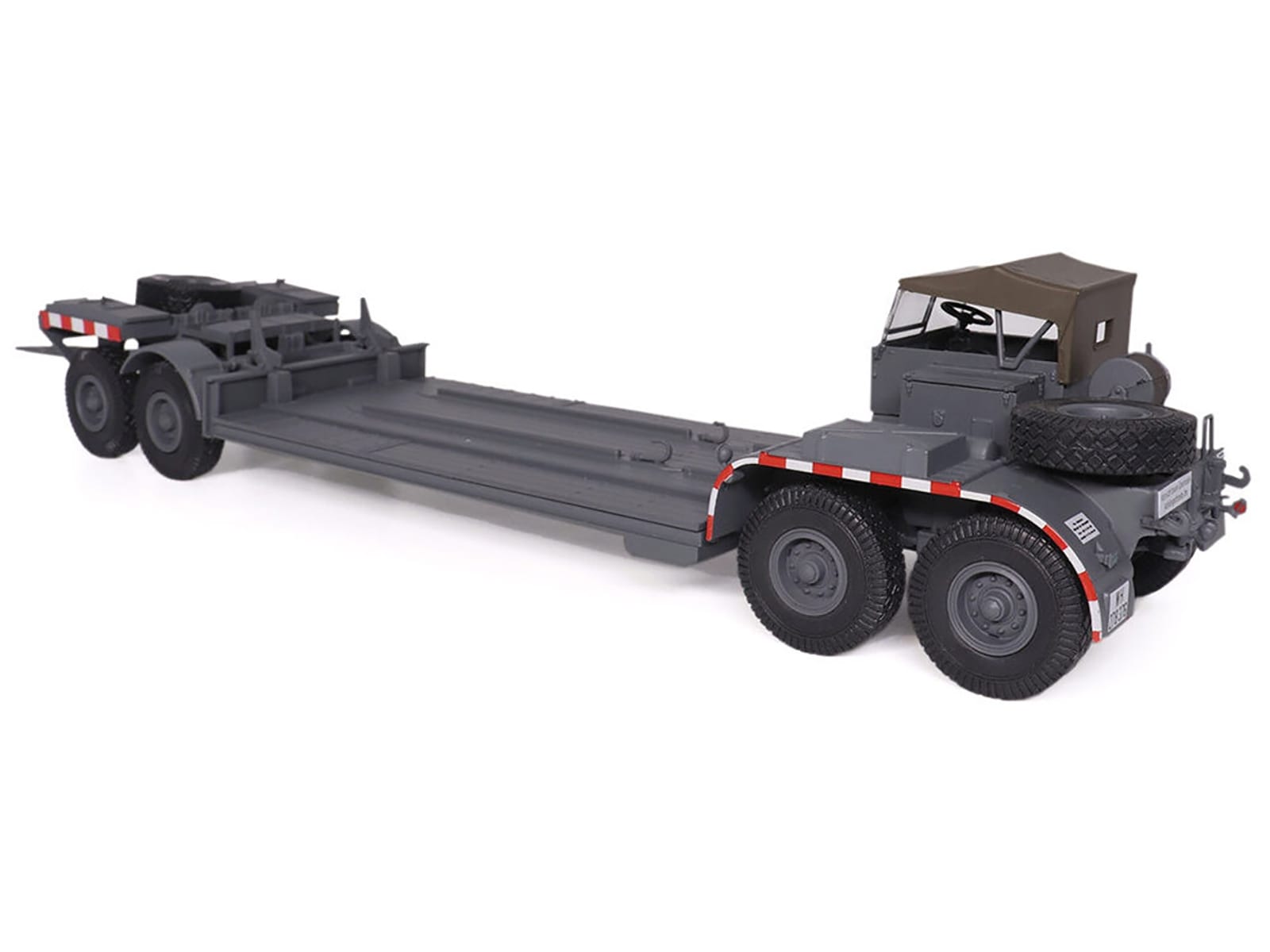 SD.AH. 116 22-Ton Tank Transporter Gray "German Army" 1/43 Diecast Model by Militaria Die Cast - Image 2