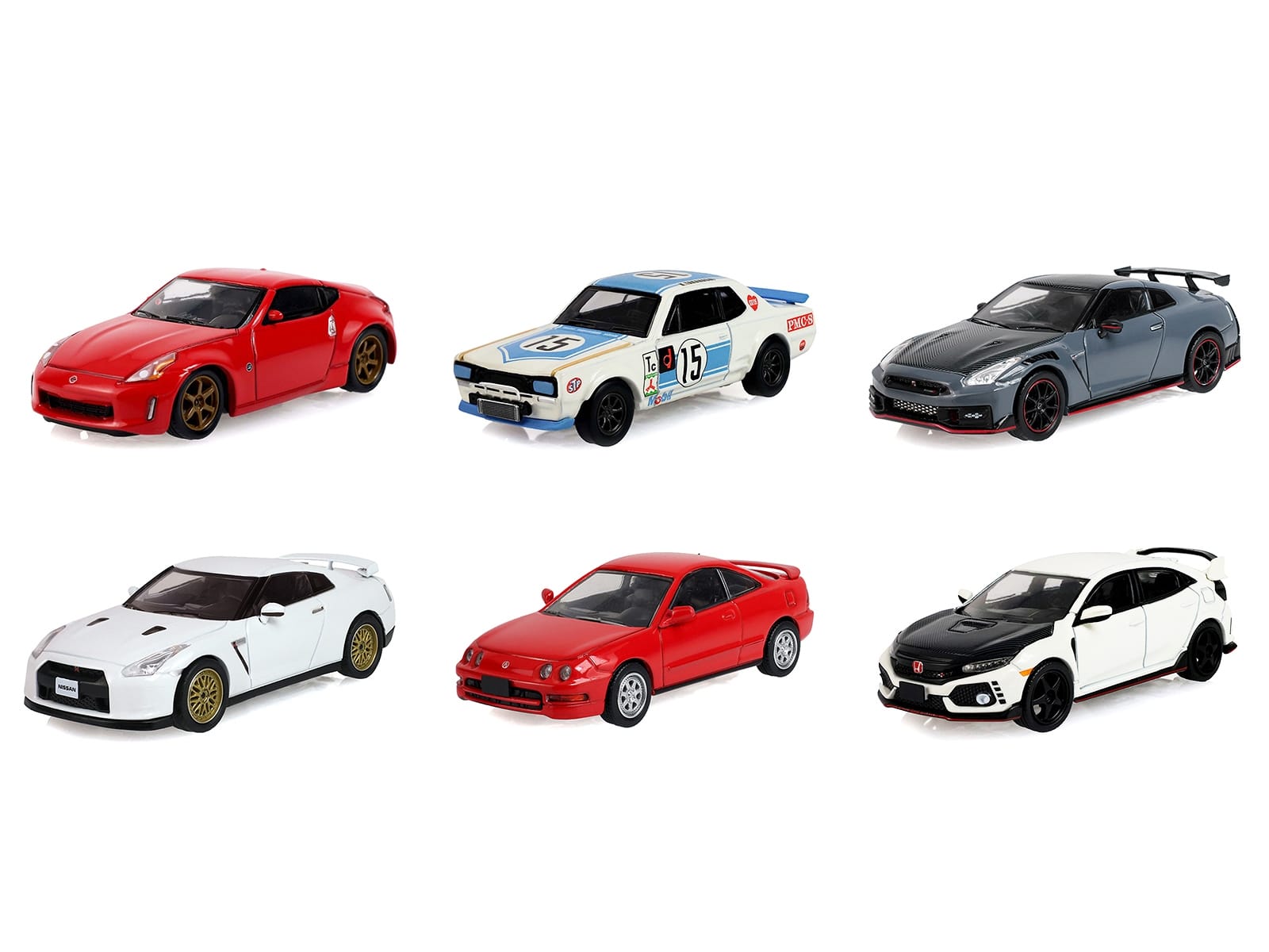 "Tokyo Torque" Series 10 Set of 6 pieces 1/64 Diecast Model Cars by Greenlight - Image 2