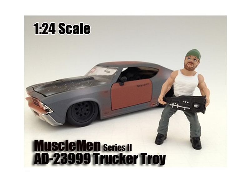 Musclemen “Trucker Troy” Figure For 1:24 Scale Models by American Diorama