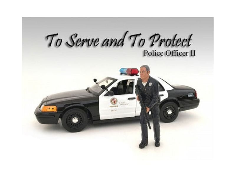 Police Officer II Figurine for 1/24 Scale Models by American Diorama