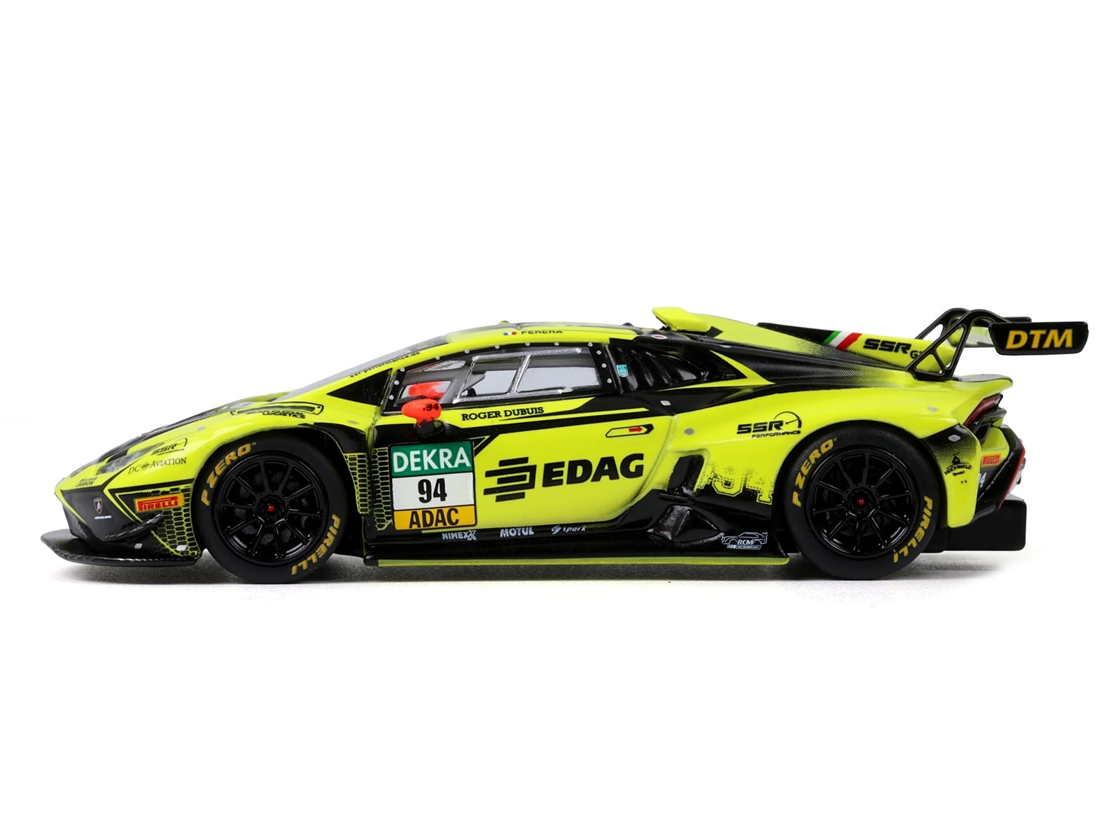 Lamborghini Huracan GT3 Evo 2 #94 Franck Perera "SSR Performance" "DTM" (2023) 1/64 Diecast Model Car by Trends Hobby - Image 3