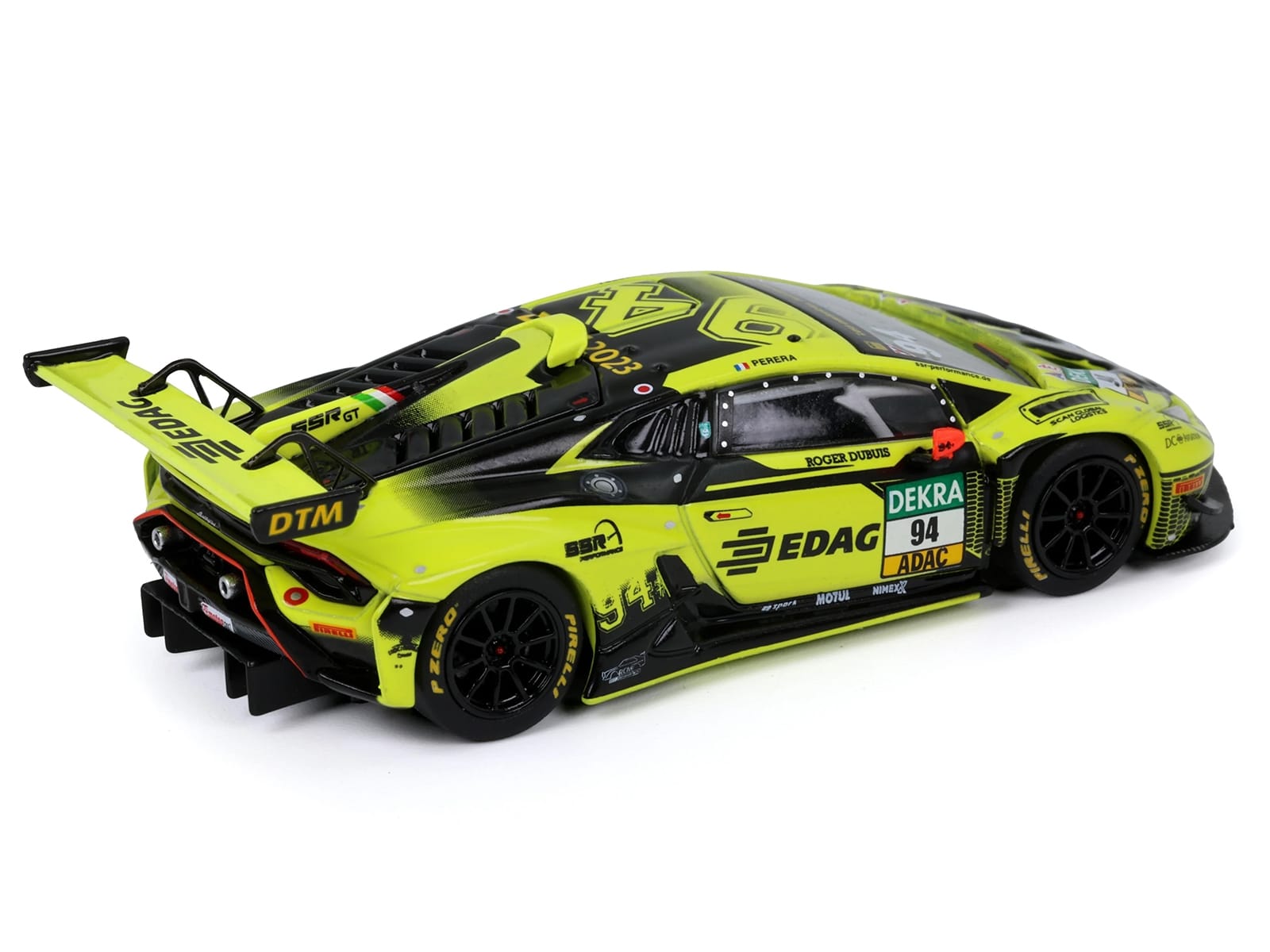 Lamborghini Huracan GT3 Evo 2 #94 Franck Perera "SSR Performance" "DTM" (2023) 1/64 Diecast Model Car by Trends Hobby - Image 4