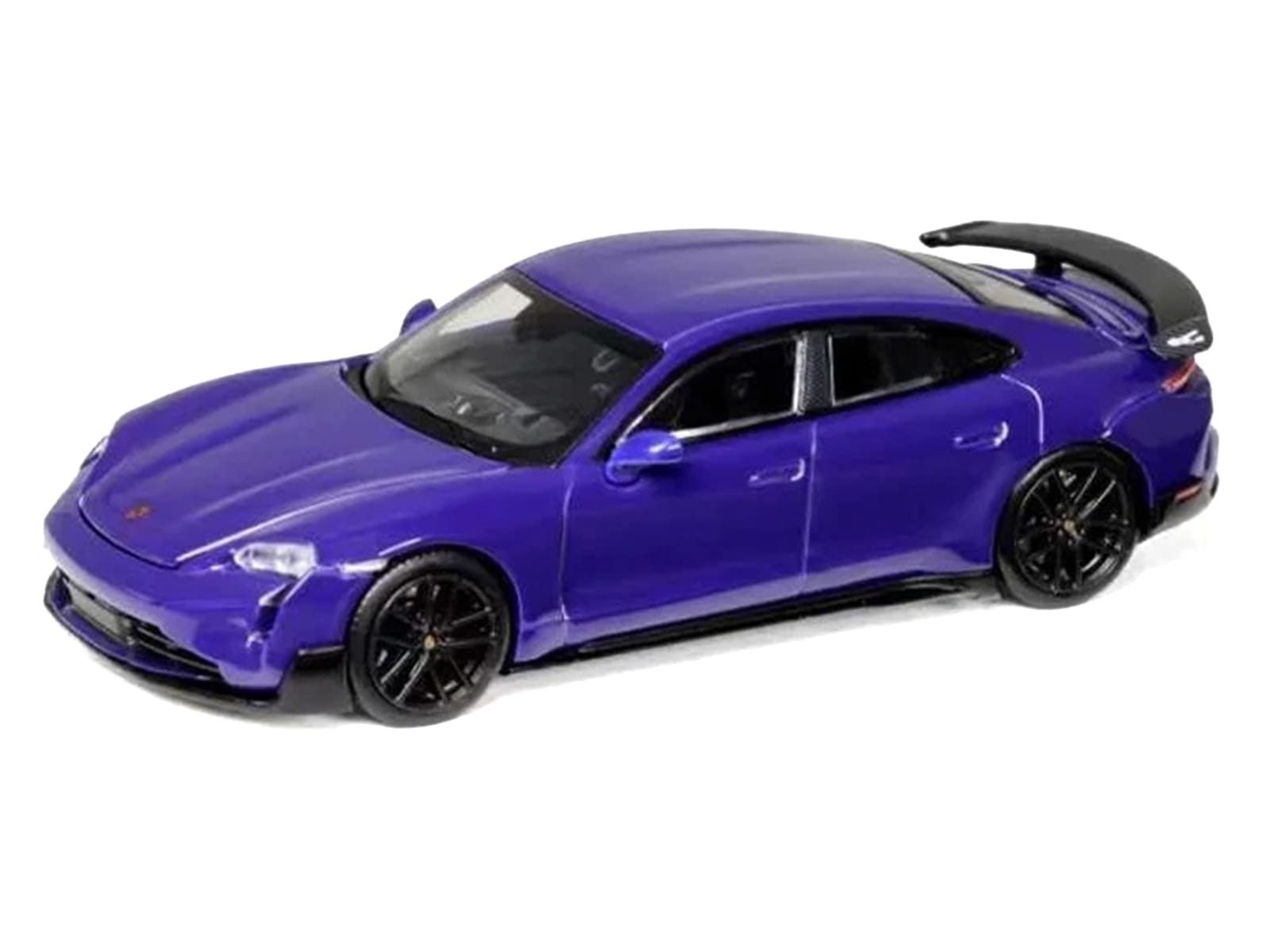 Porsche Taycan Turbo GT Purple 1/64 Diecast Model Car by Trends Hobby - Image 2