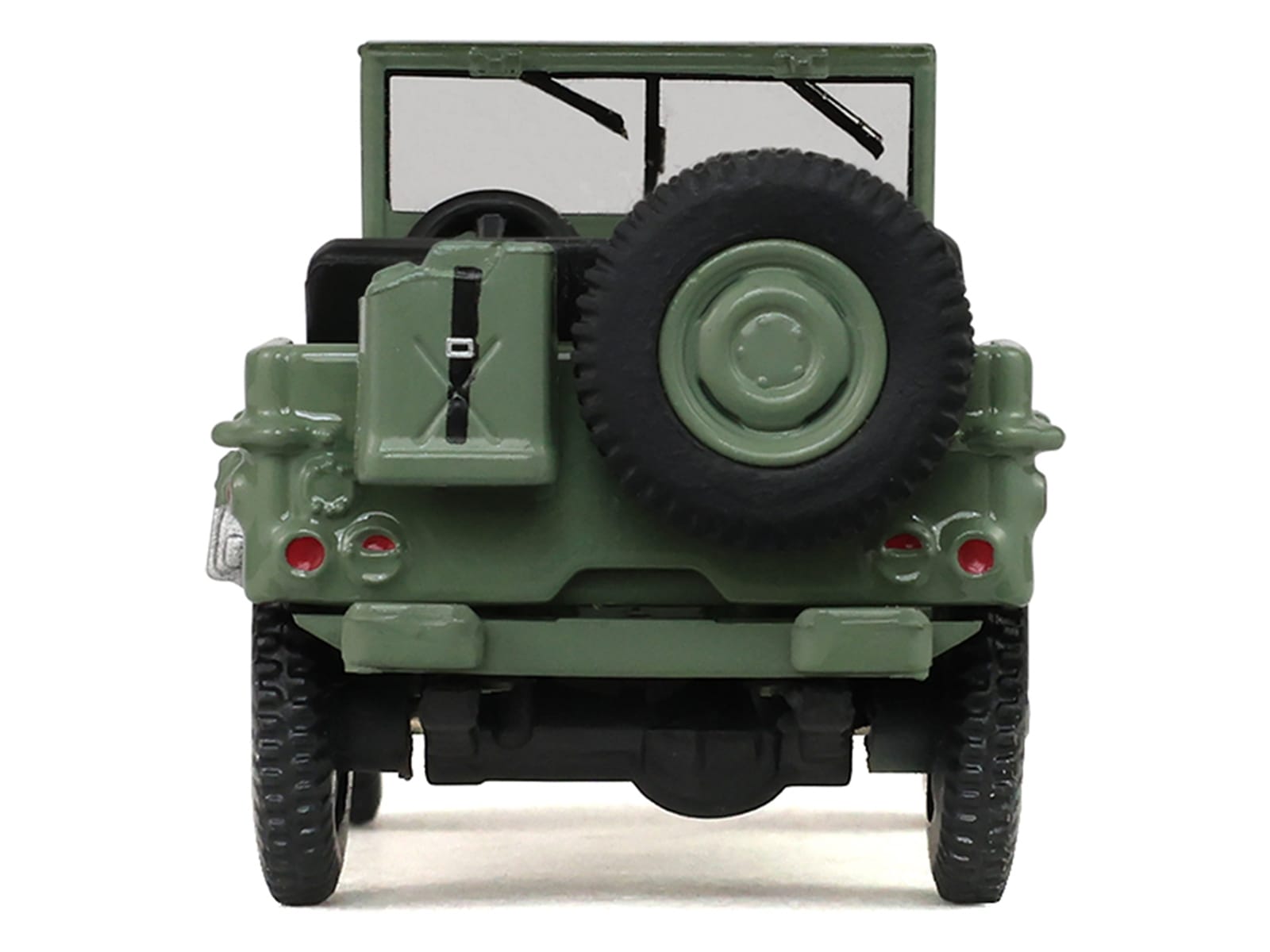 1942 Willy's MB Jeep Olive Green "America 250 Edition" "Anniversary Collection" Series 18 1/64 Diecast Model Car by Greenlight - Image 4