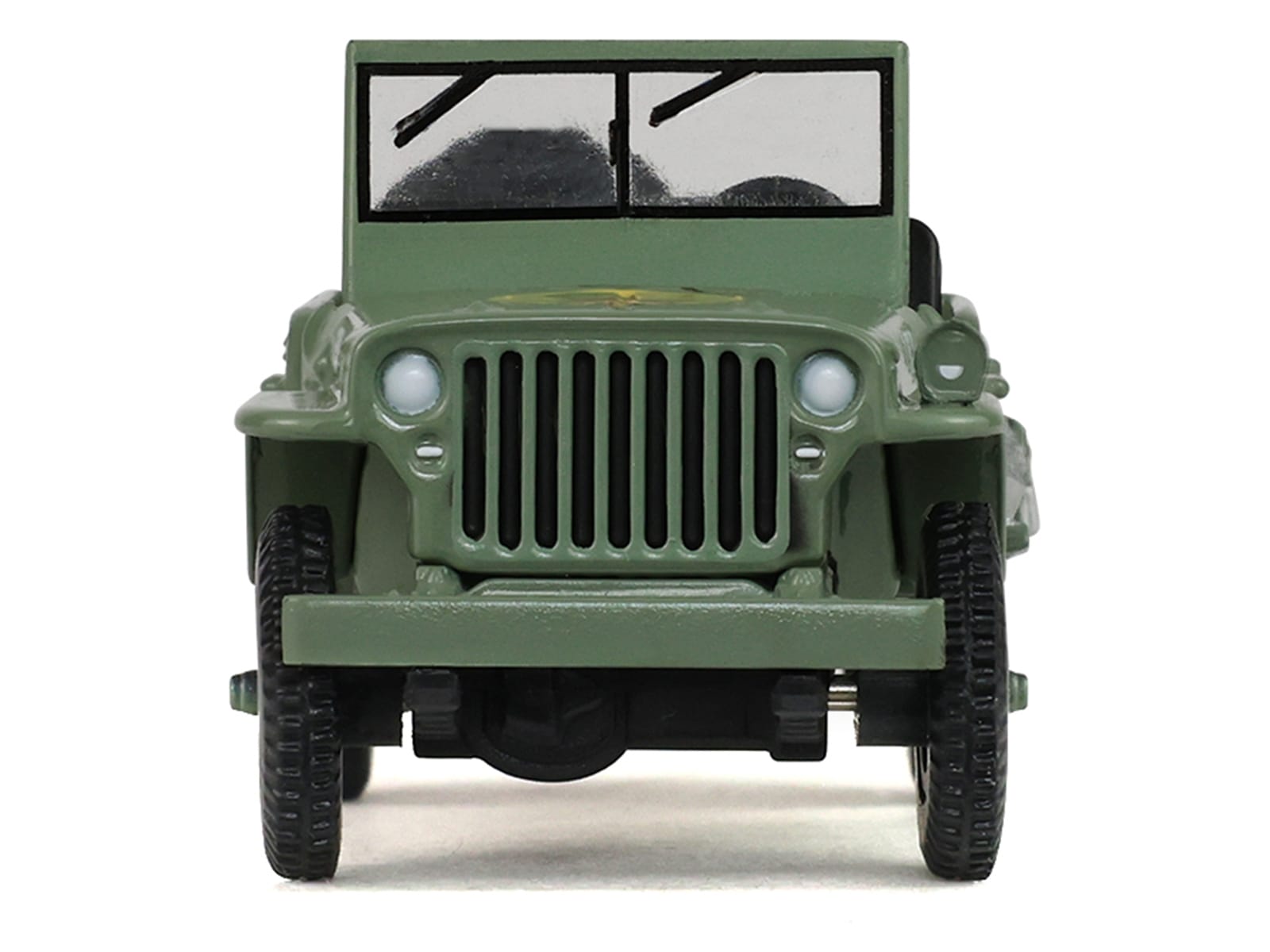 1942 Willy's MB Jeep Olive Green "America 250 Edition" "Anniversary Collection" Series 18 1/64 Diecast Model Car by Greenlight - Image 5