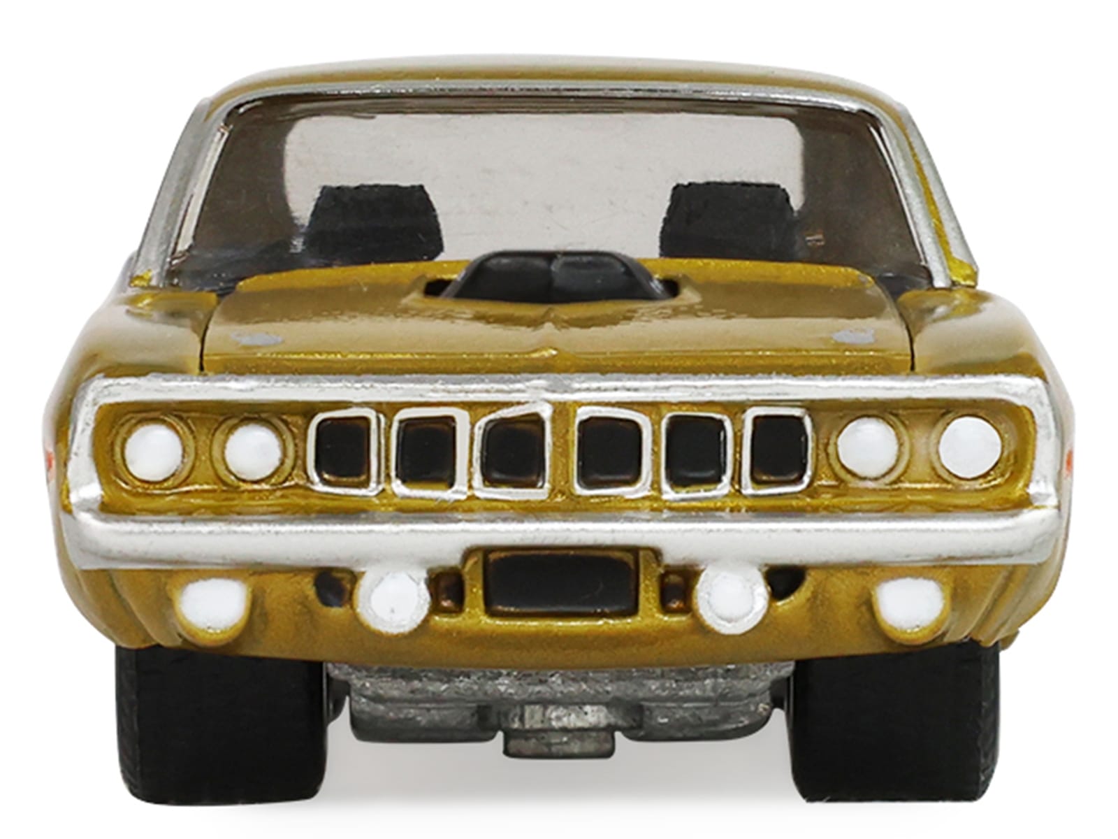 1971 Plymouth Hemi 'Cuda Gold Metallic with Black Accents "America 250 Edition" "Anniversary Collection" Series 18 1/64 Diecast Model Car by Greenlight - Image 5