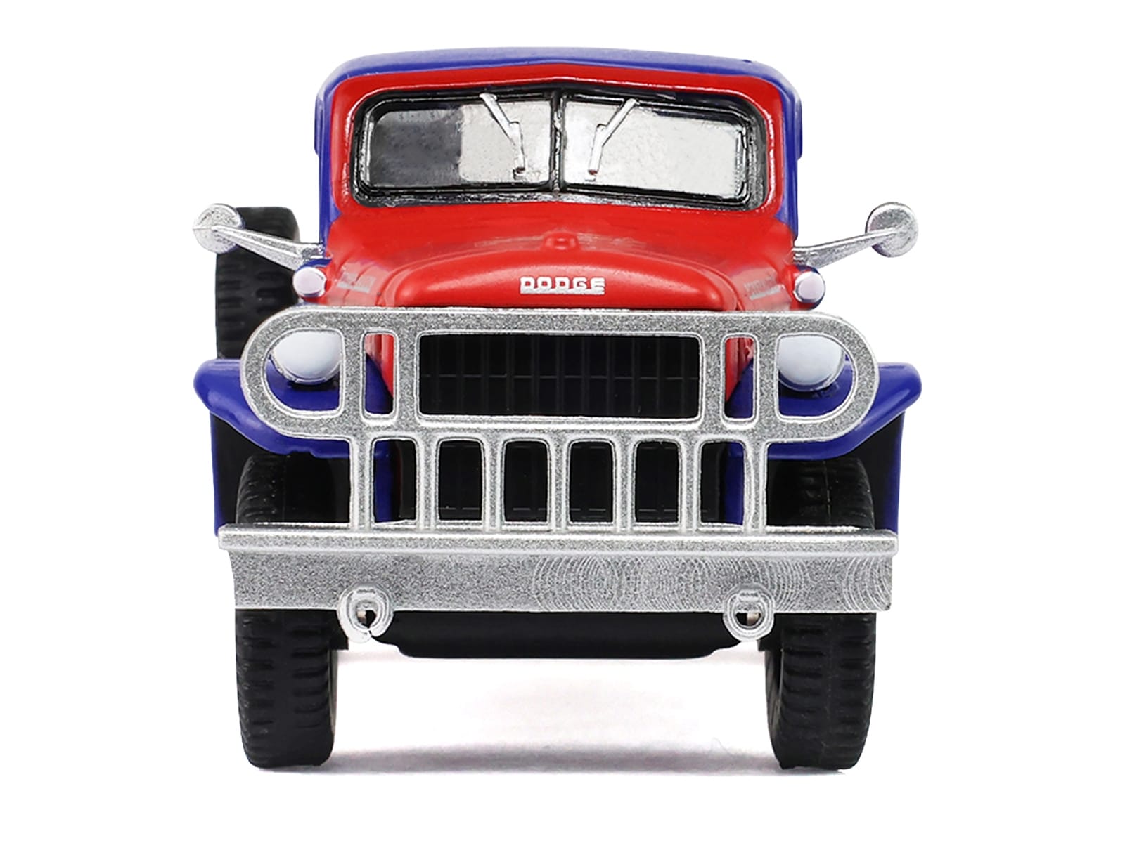 1946 Dodge Power Wagon Pickup Truck Red White and Blue "America 250 Edition" "Anniversary Collection" Series 18 1/64 Diecast Model Car by Greenlight - Image 4