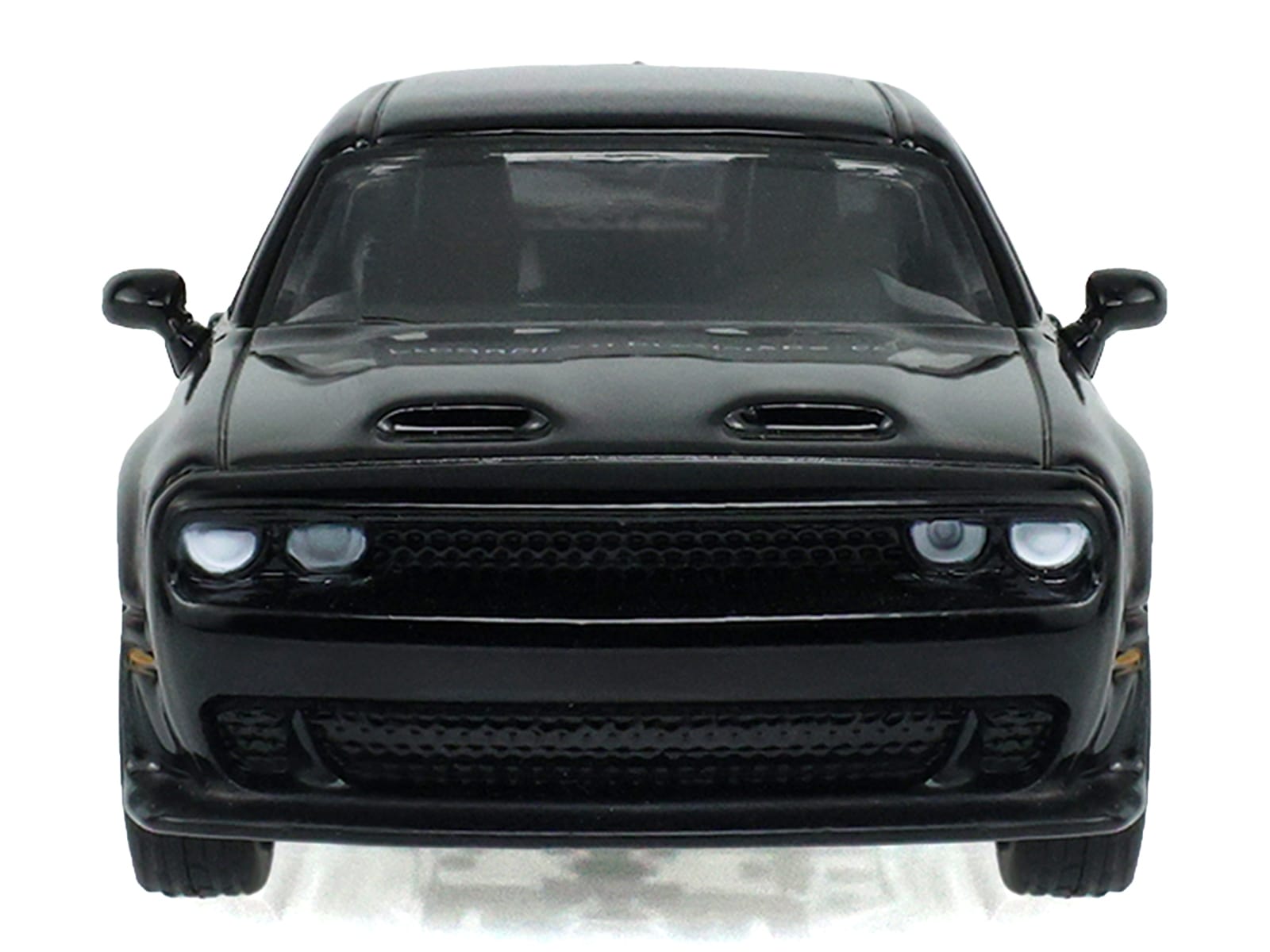 2017 Dodge Challenger SRT Hellcat Widebody Black "Black Bandit" Series 31 1/64 Diecast Model Car by Greenlight - Image 4