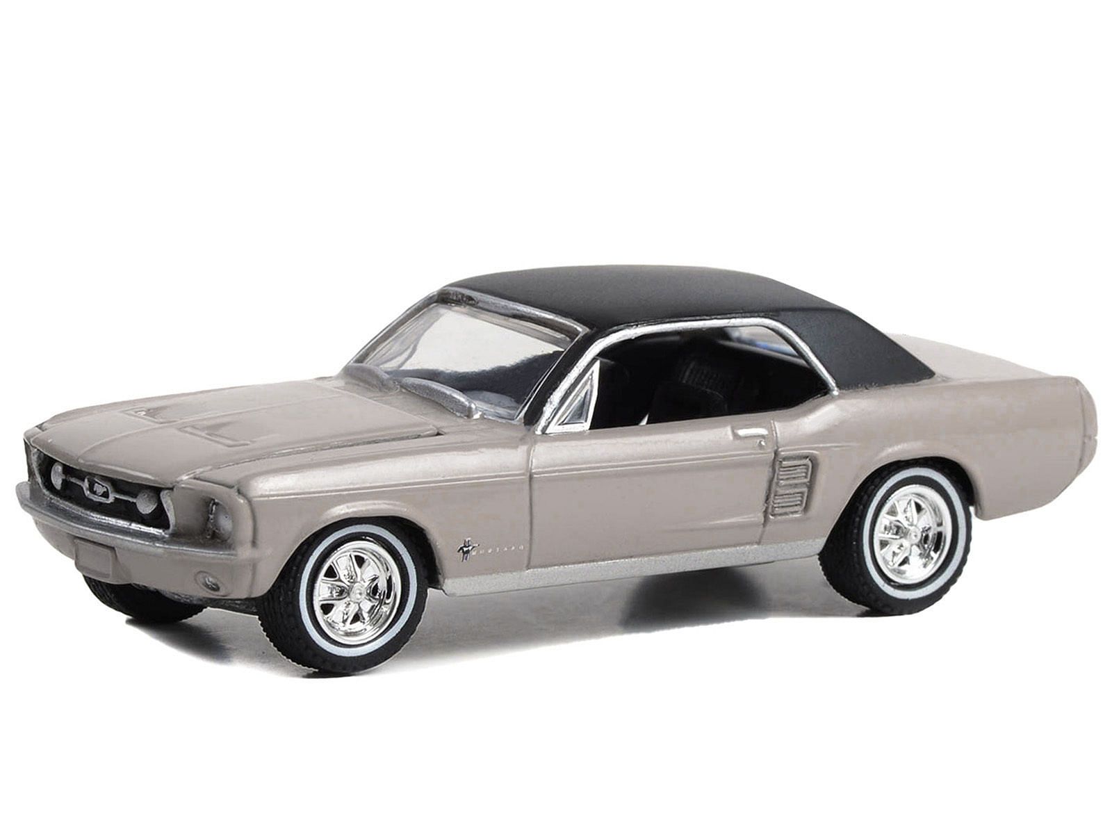 1967 Ford Mustang Coupe “She Country Special – Bill Goodro Ford Denver Colorado” Autumn Smoke with Black Top “Hobby Exclusive” Series 1/64 Diecast Model Car by Greenlight