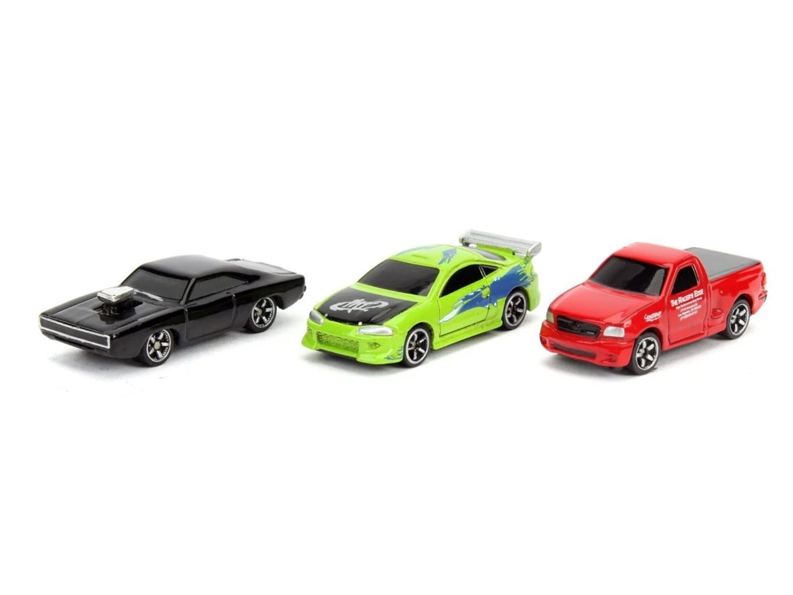"Fast & Furious 25th Anniversary" 3 piece Set #1 "Nano Hollywood Rides" Diecast Model Cars by Jada - Image 2