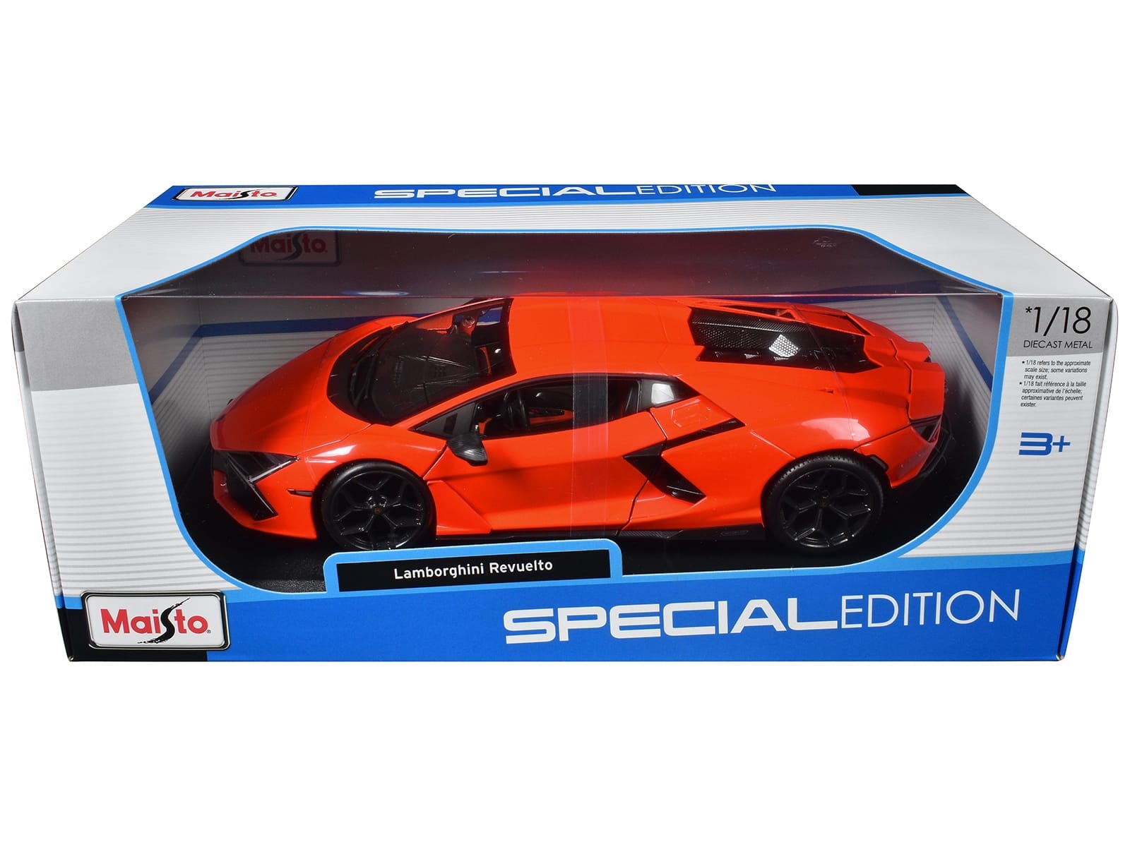 Lamborghini Revuelto Orange "Special Edition" Series 1/18 Diecast Model Car by Maisto - Image 2