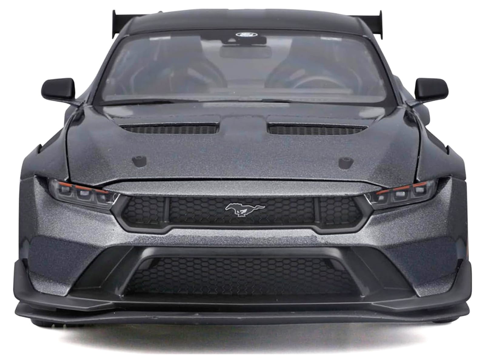 2025 Ford Mustang GTD Dark Gray Metallic with Black Top "Special Edition" Series 1/18 Diecast Model Car by Maisto - Image 4