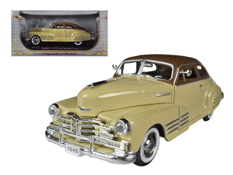 1948 Chevrolet Fleetline Aerosedan Beige 1/32 Diecast Car Model by Signature Models
