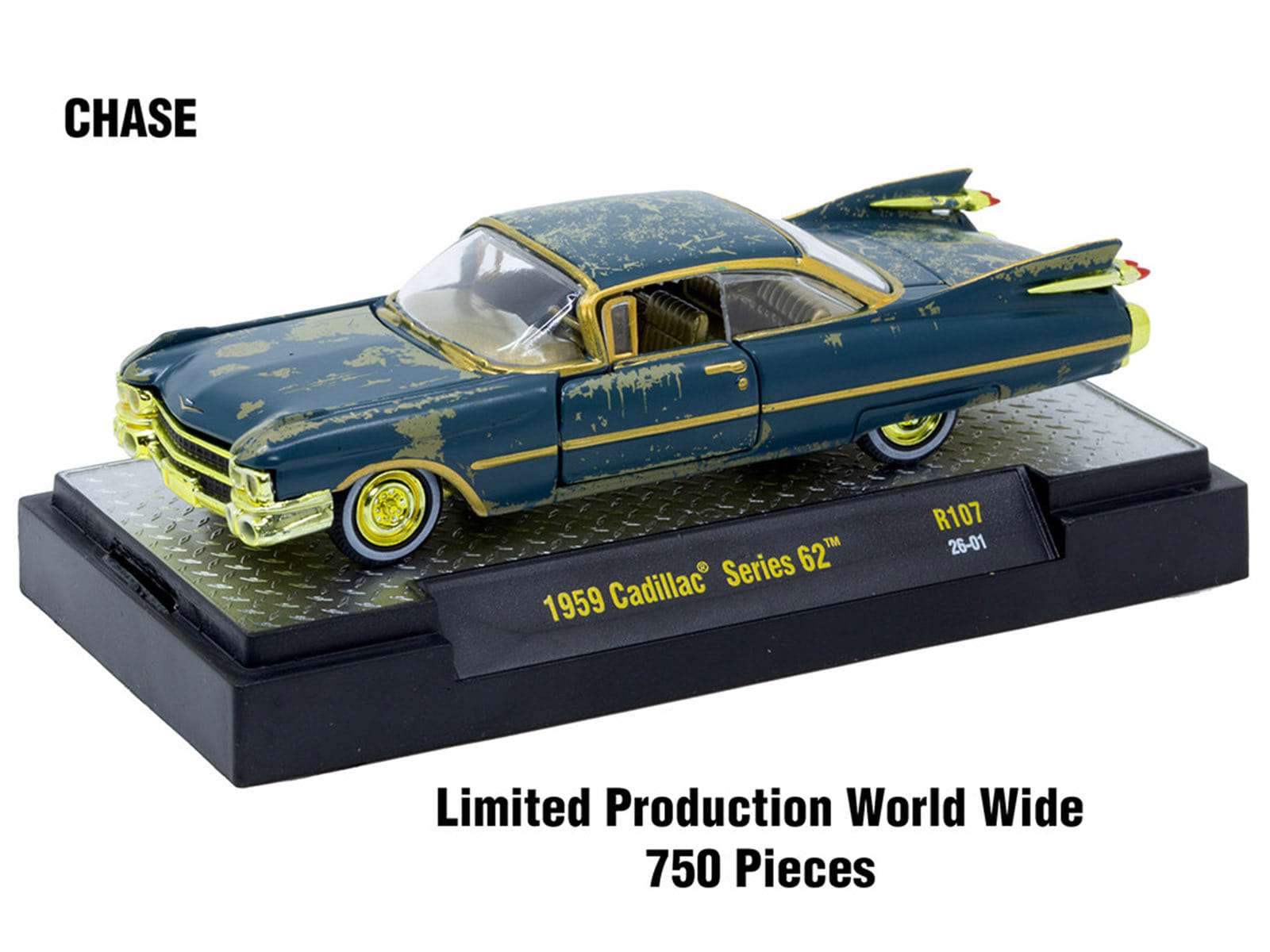 "Auto-Thentics" 6 piece Set Release 107 IN DISPLAY CASES Limited Edition 1/64 Diecast Model Cars by M2 Machines - Image 2
