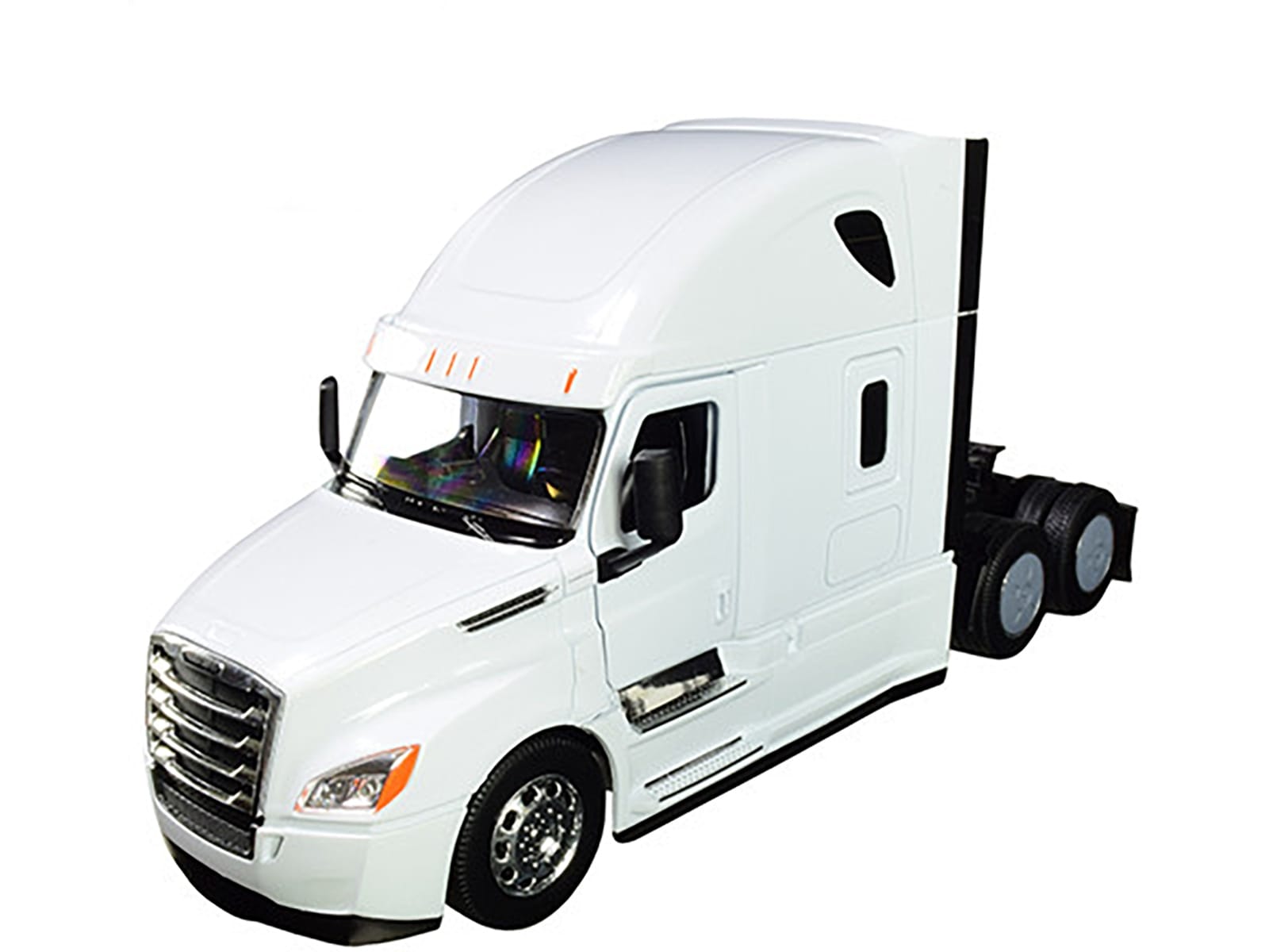 Freightliner Cascadia Truck White "Transporter" 1/32 Diecast Model by Welly - Image 2