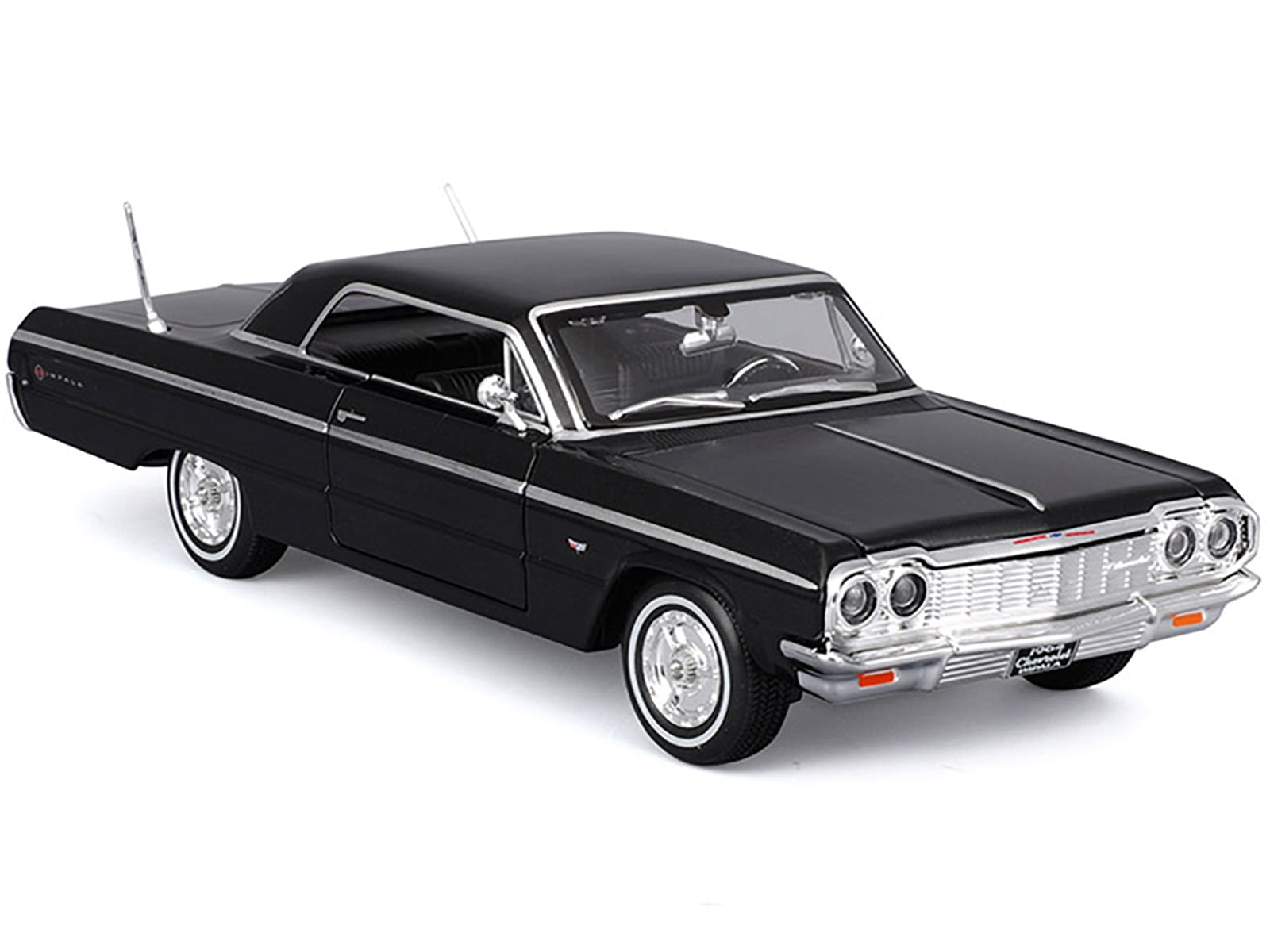 1964 Chevrolet Impala SS Black "Special Edition" Series 1/26 Diecast Model Car by Maisto - Image 2