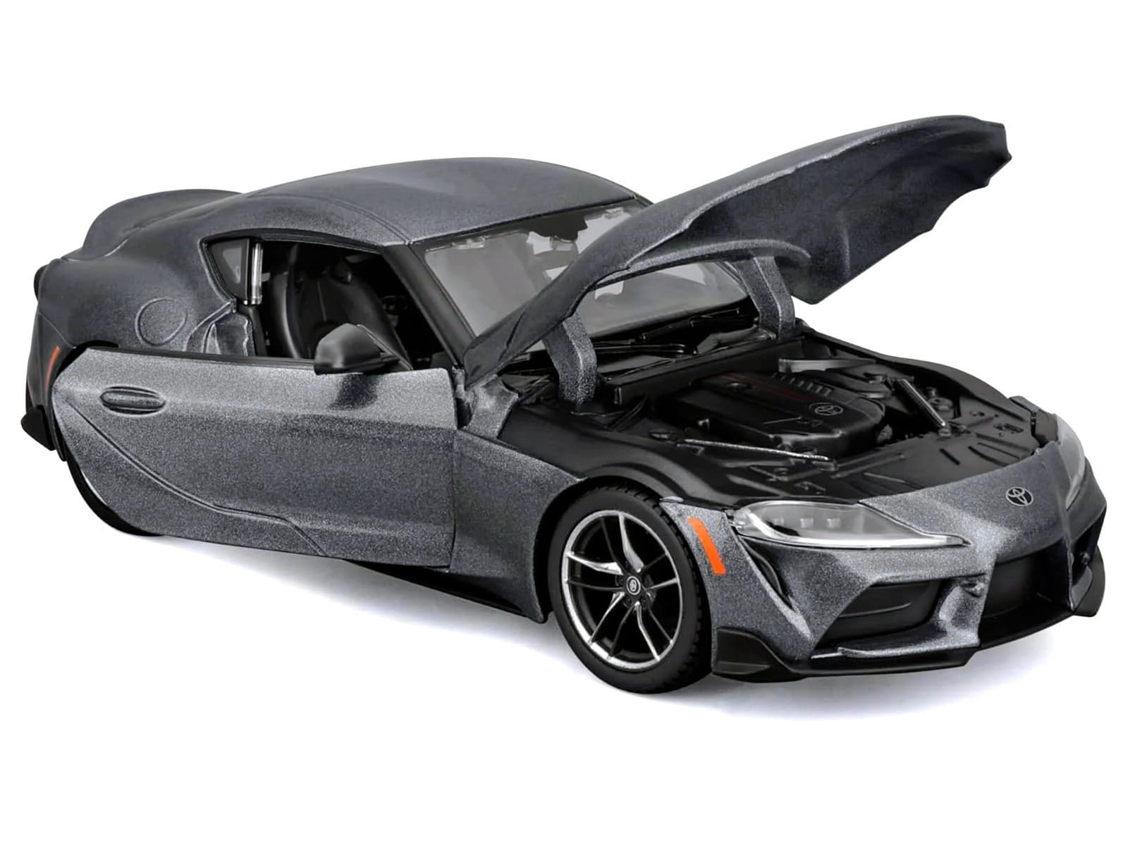 Toyota GR Supra Gray Metallic "Special Edition" Series 1/24 Diecast Model Car by Maisto - Image 3