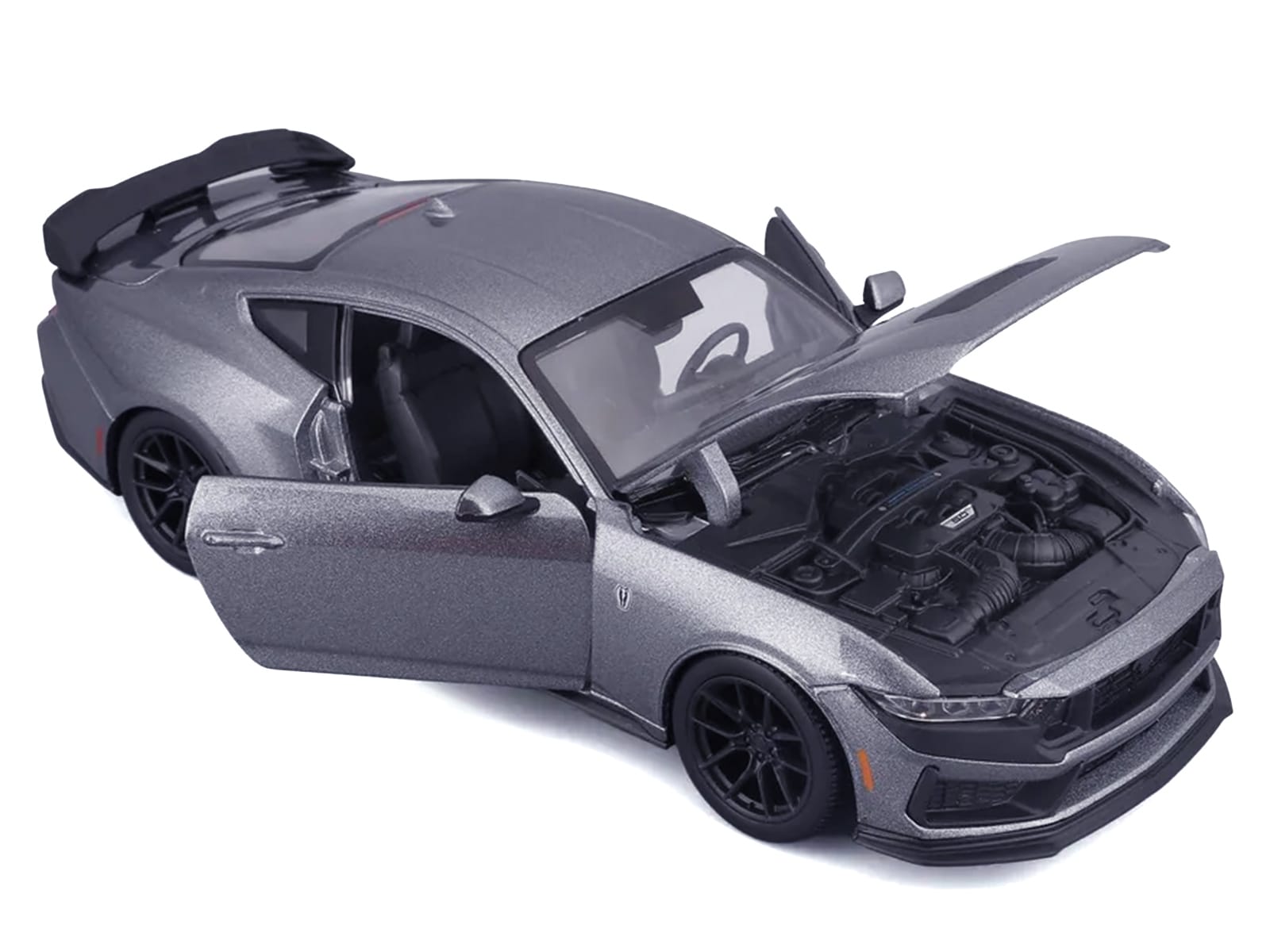 2024 Ford Mustang Dark Horse Dark Gray Metallic "Special Edition" Series 1/24 Diecast Model Car by Maisto - Image 2