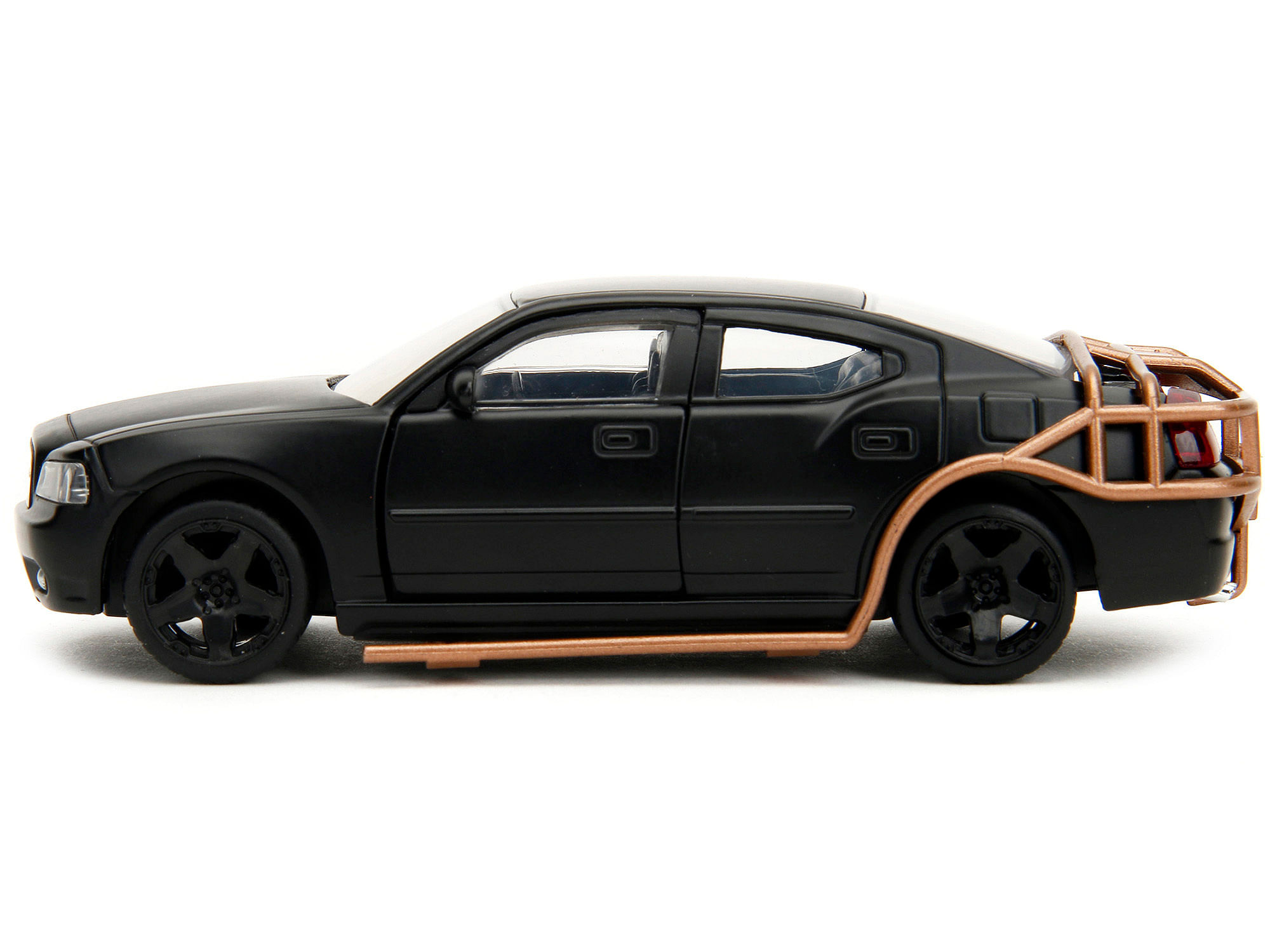 2006 Dodge Charger Matt Black with Outer Cage “Fast & Furious” Series 1/32 Diecast Model Car by Jada