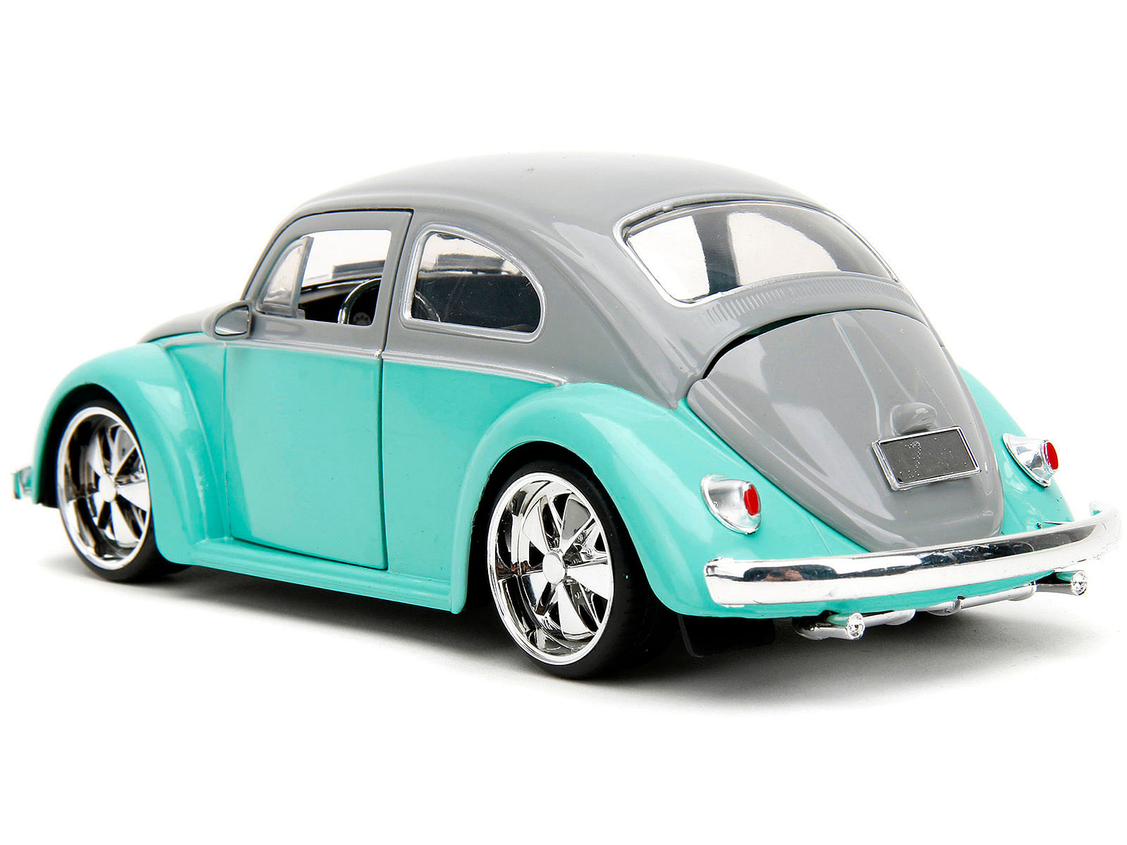 1959 Volkswagen Beetle Gray and Light Blue “Punch Buggy” Series 1/24 Diecast Model Car by Jada