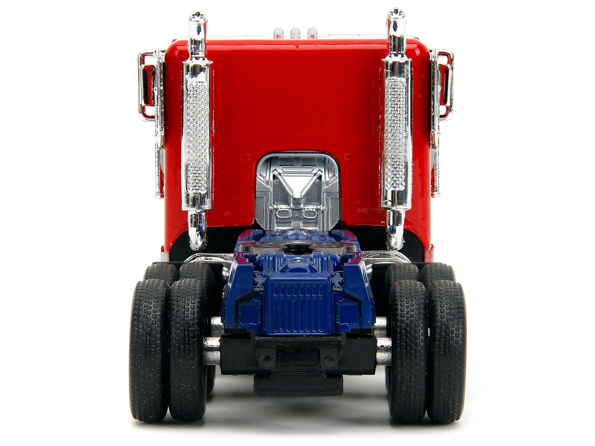 Optimus Prime Tractor Truck Red and Blue with Silver Stripes "Transformers: Rise of the Beasts" (2023) Movie "Hollywood Rides" Series 1/32 Diecast Model Car by Jada - Image 2