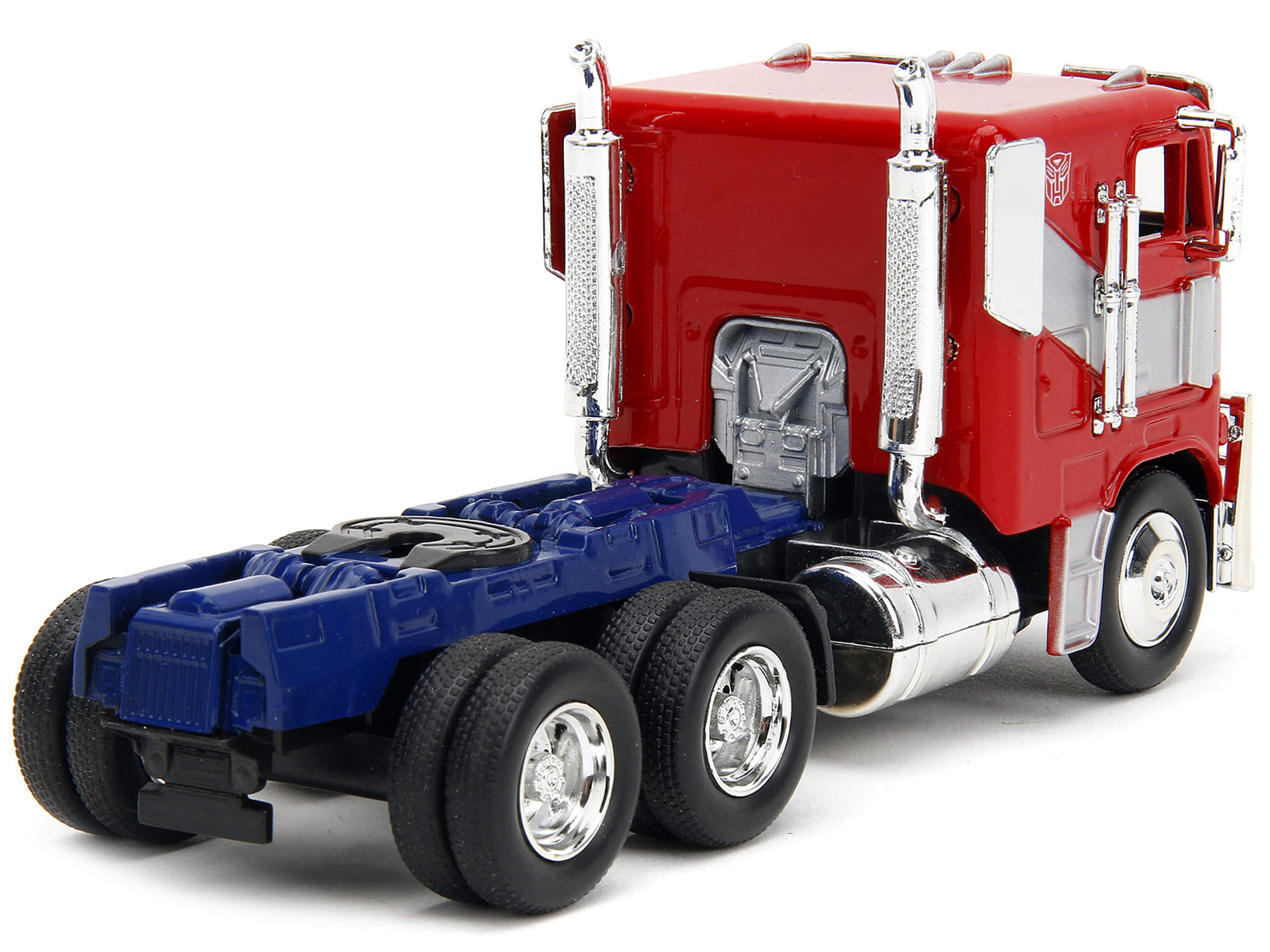 Optimus Prime Tractor Truck Red and Blue with Silver Stripes "Transformers: Rise of the Beasts" (2023) Movie "Hollywood Rides" Series 1/32 Diecast Model Car by Jada - Image 3